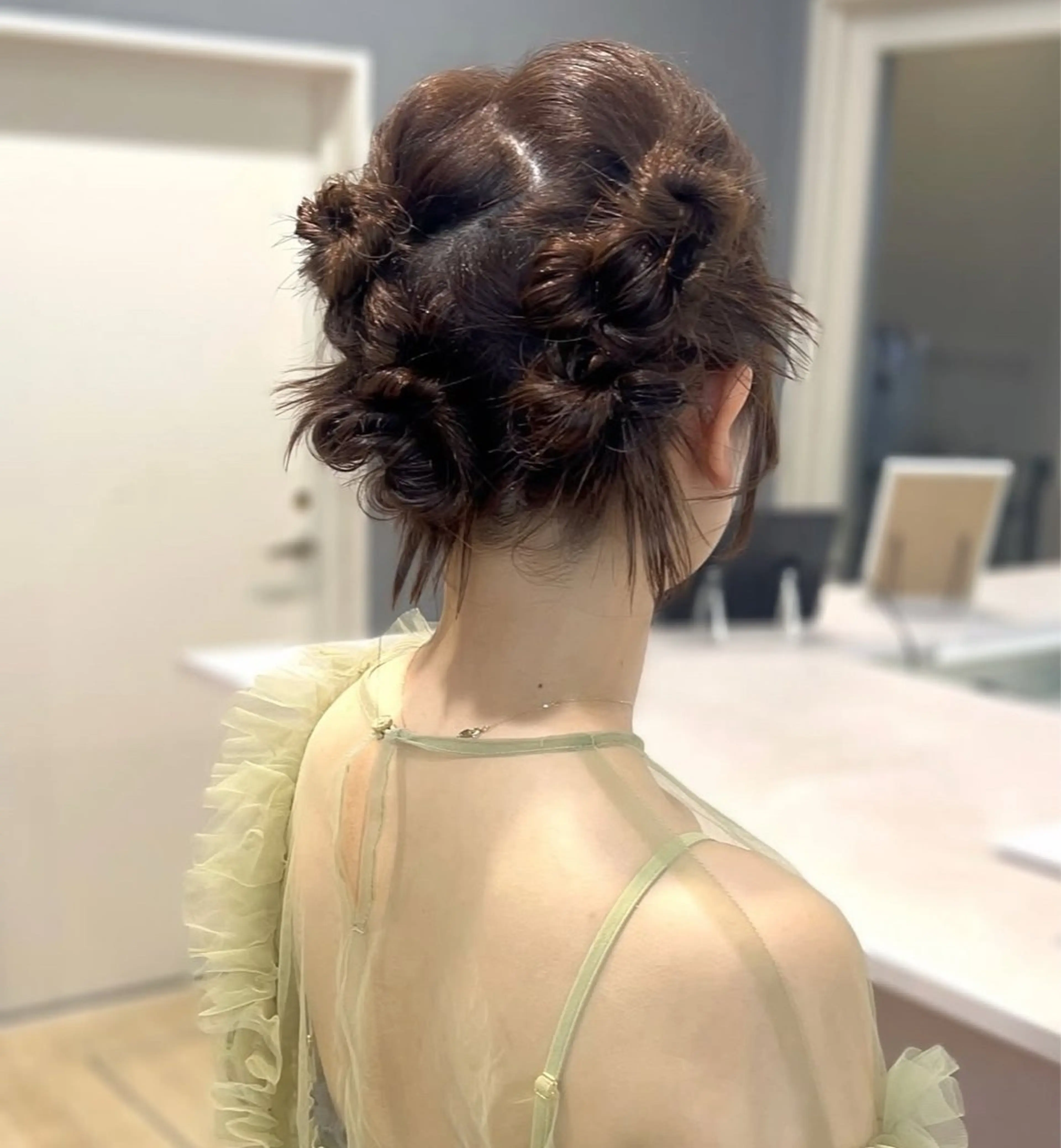 ヘアアレンジ ヘアセット 前川 朋香のヘアスタイル