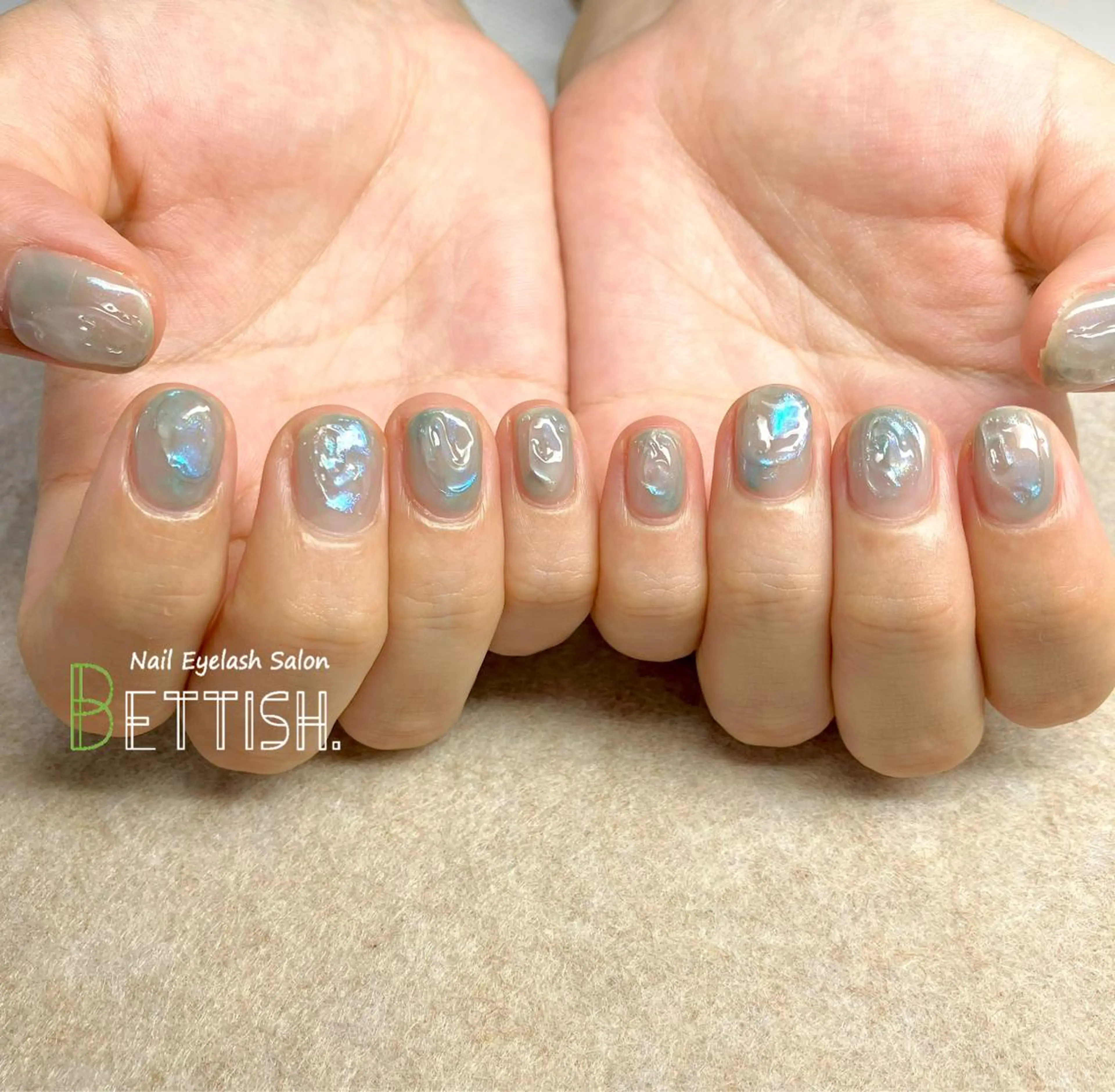 ネイル ブルー ハンドネイル BETTISH. KUMIKO☺︎︎のネイルデザイン
