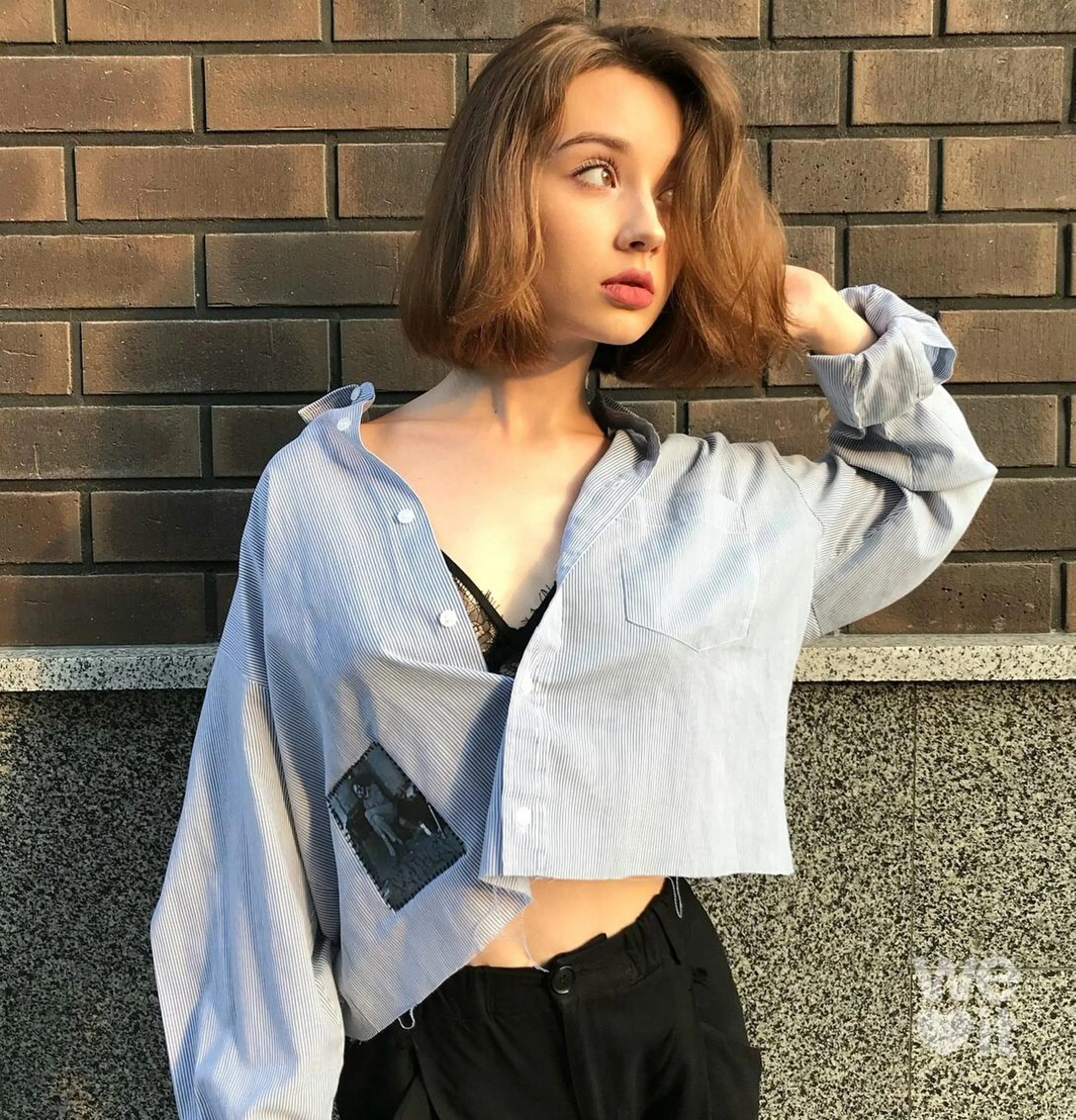 ショート カラー ヘアアレンジ キッズ ネイル マツエク・マツパ 透明感カラー ハイライトカラー 外国人風カラー ハイライト ショートヘア reverie【レヴリー】所属・夜23時まで予約🉑 reverieあきらのヘアスタイル