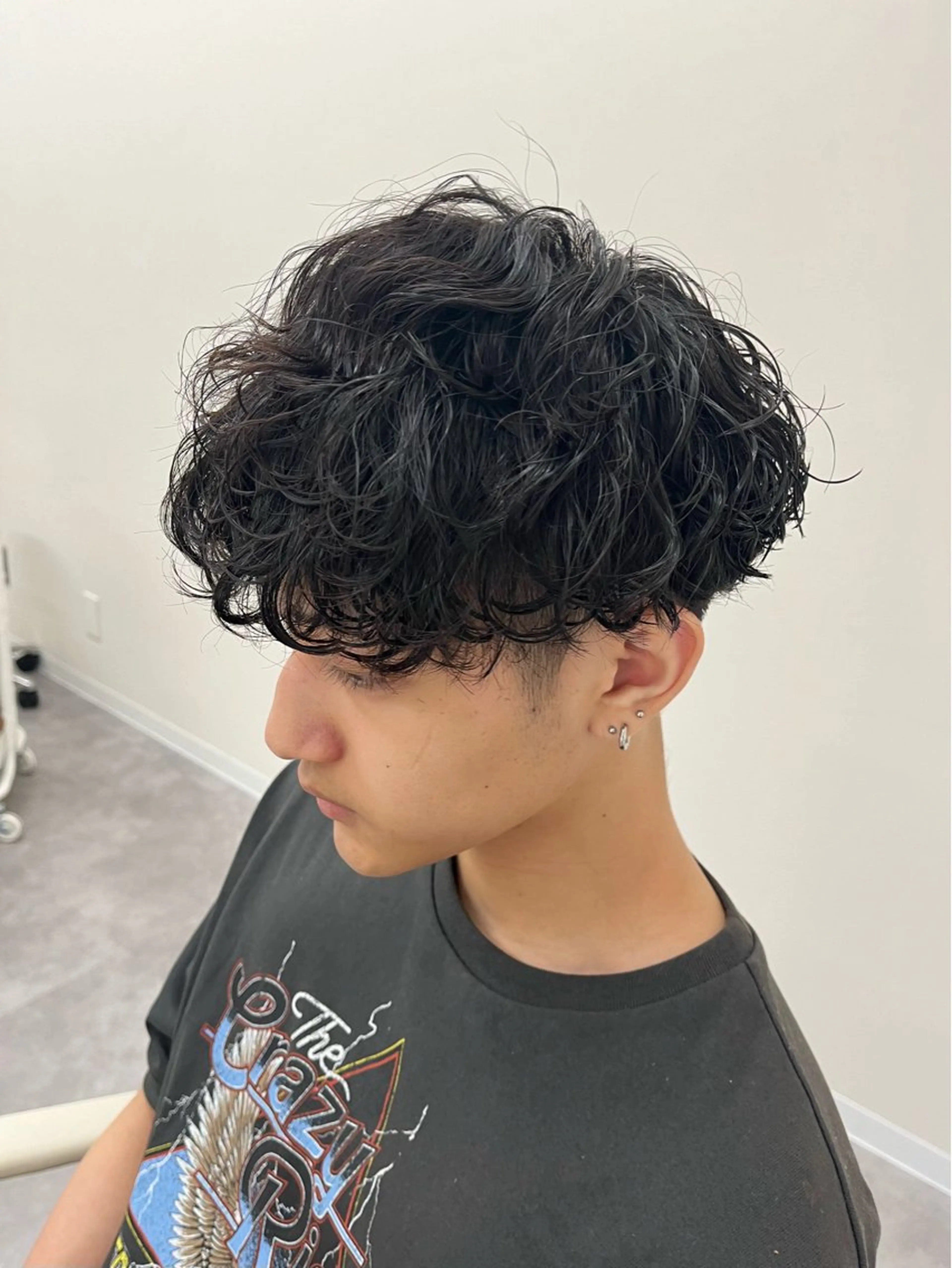 パーマ メンズ なかじま しほののヘアスタイル
