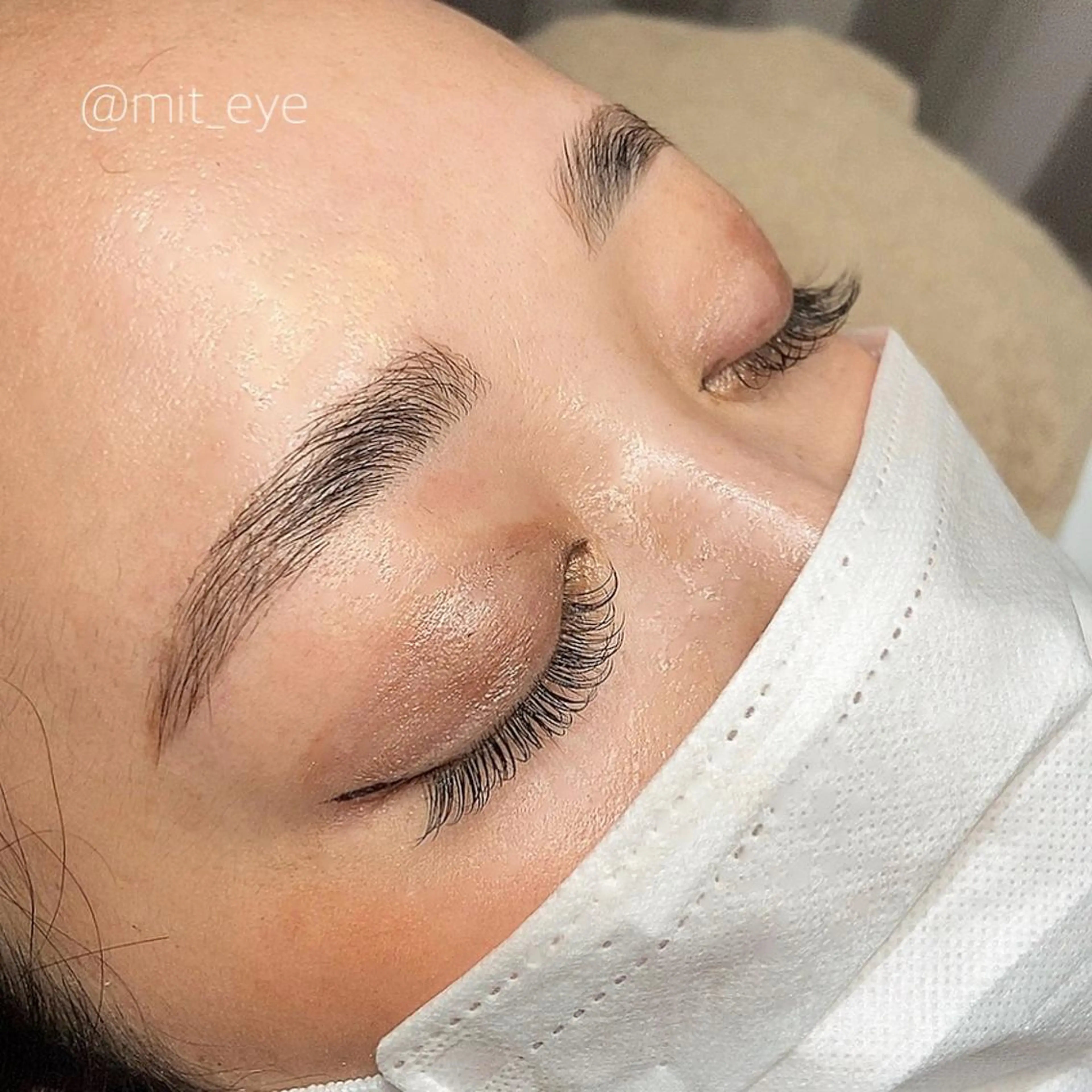 フラットラッシュ160本♡コーティング付(ブラウン変更+500円)の写真