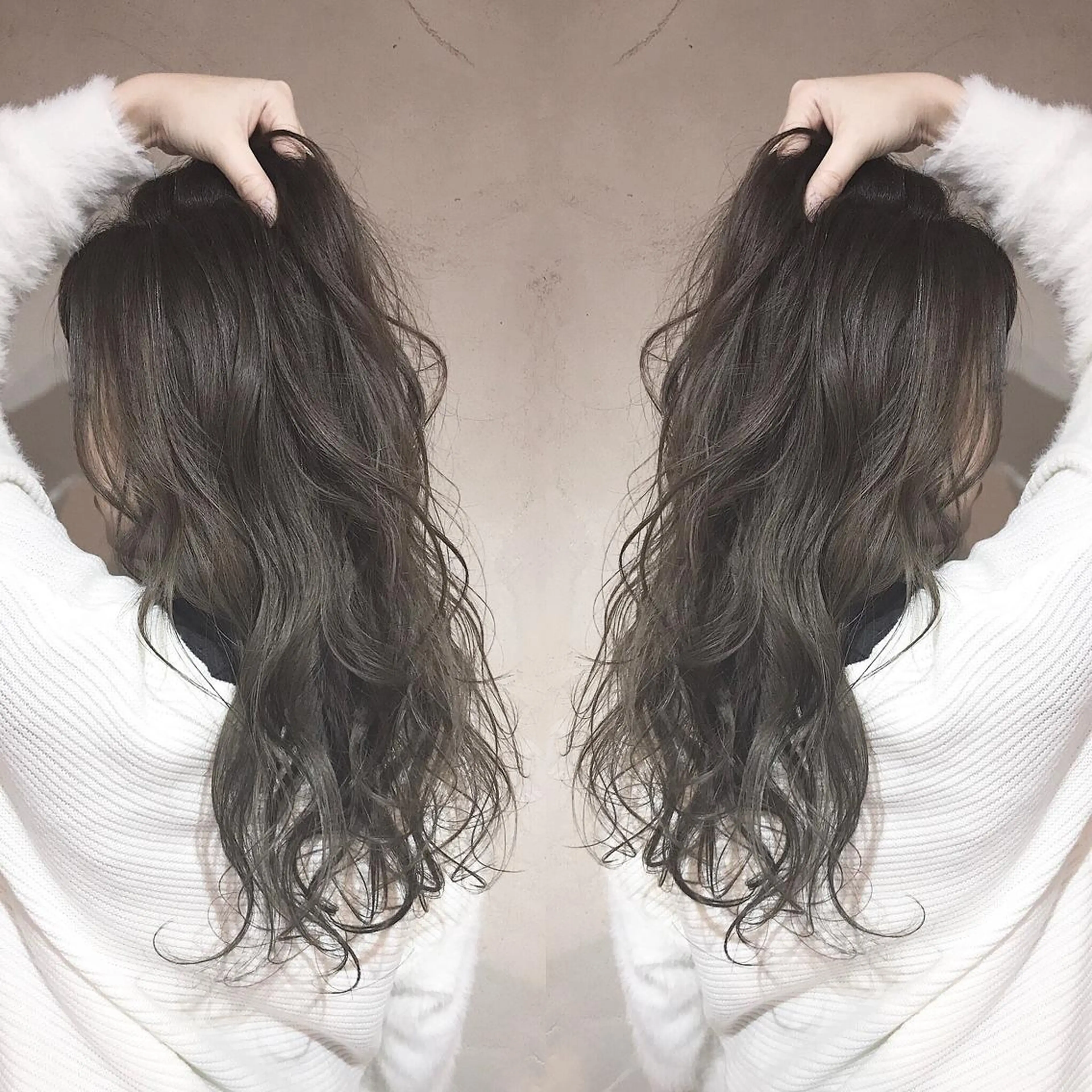 ロング カラー グレージュ HIRO. ★のヘアスタイル