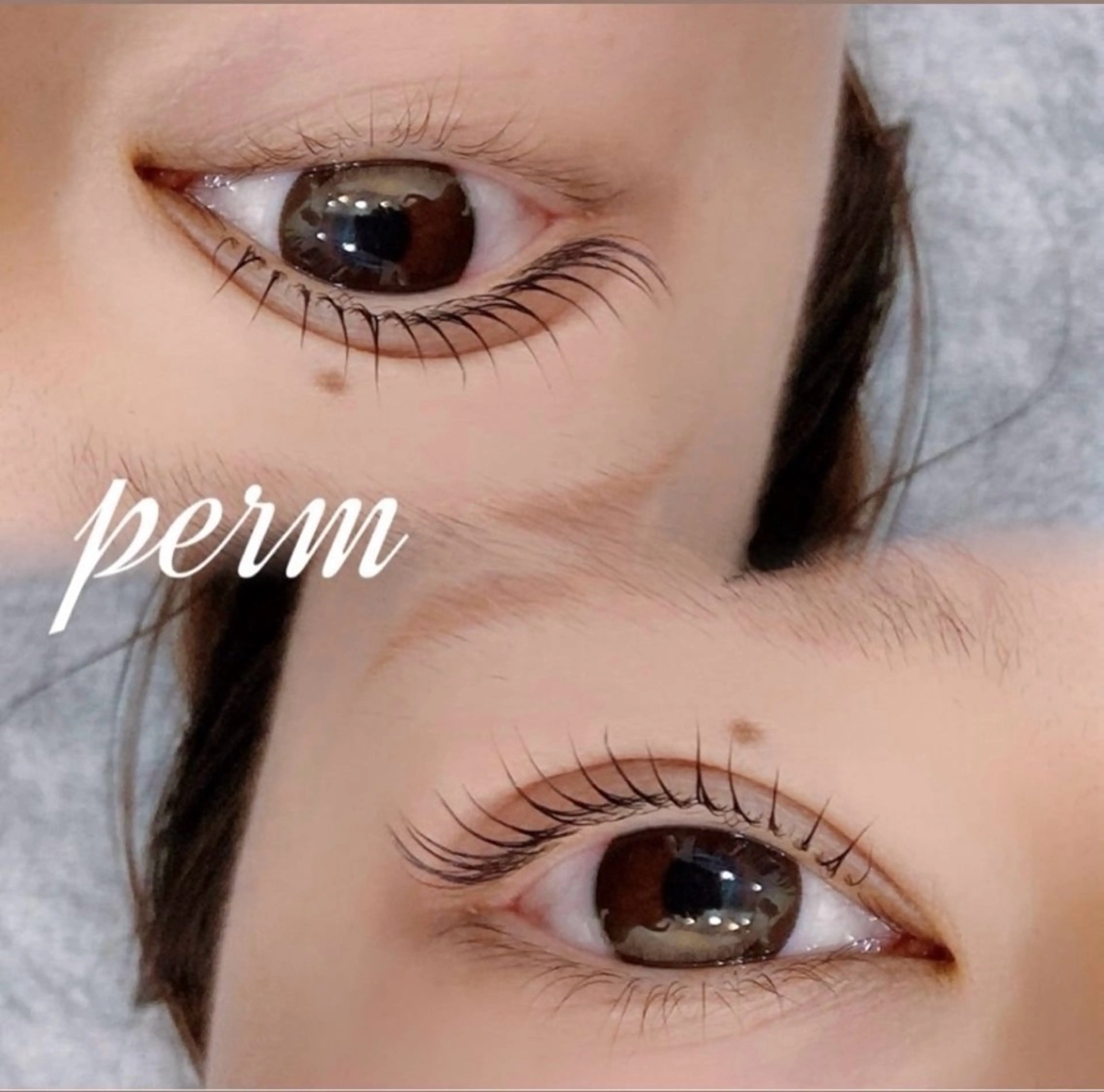 【まつ毛パーマ】上まつ毛パーマの写真