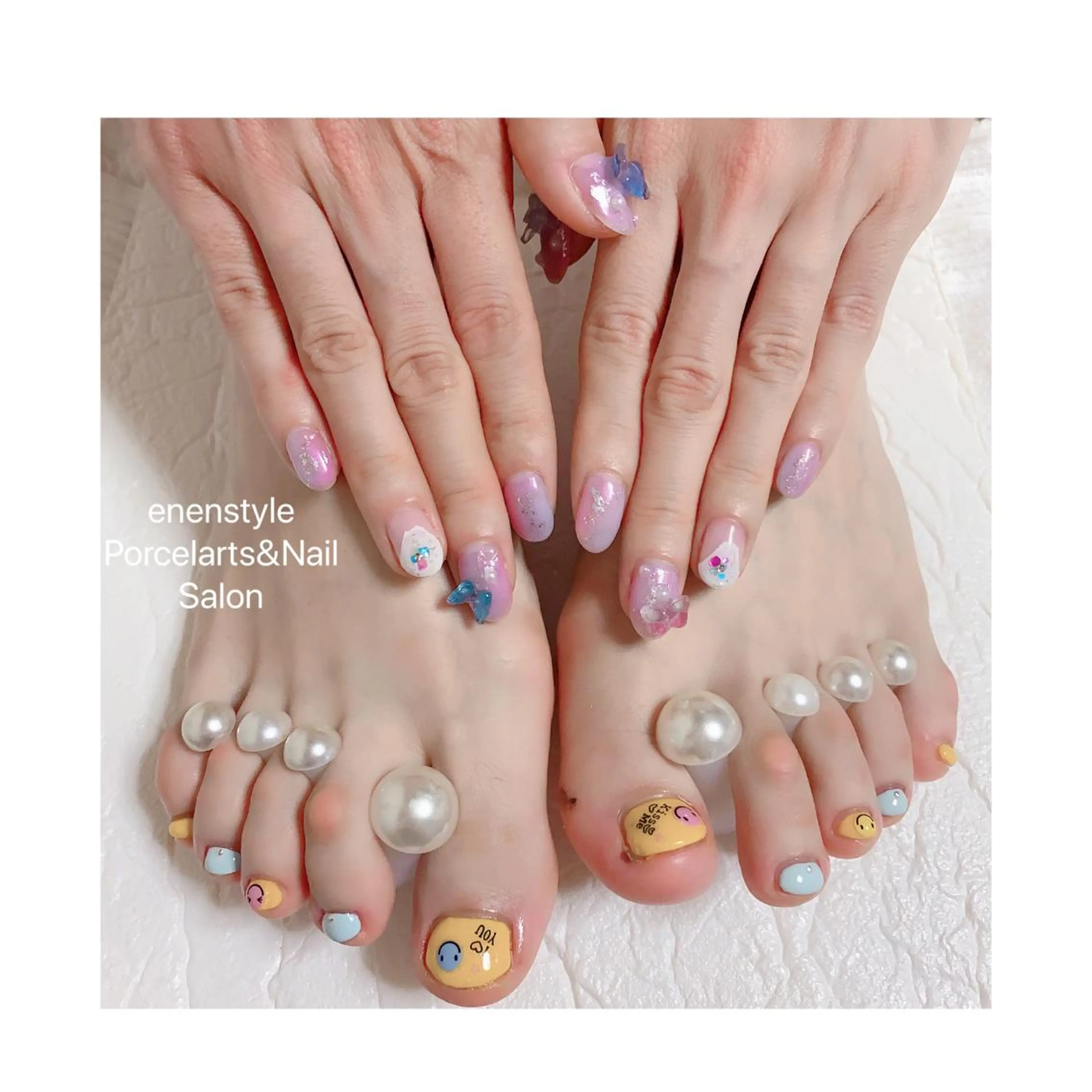 ミディアム ネイル ジェルネイル ニュアンスネイル オフィスネイル ワンカラーネイル パラジェル 👑enen style👑のネイルデザイン