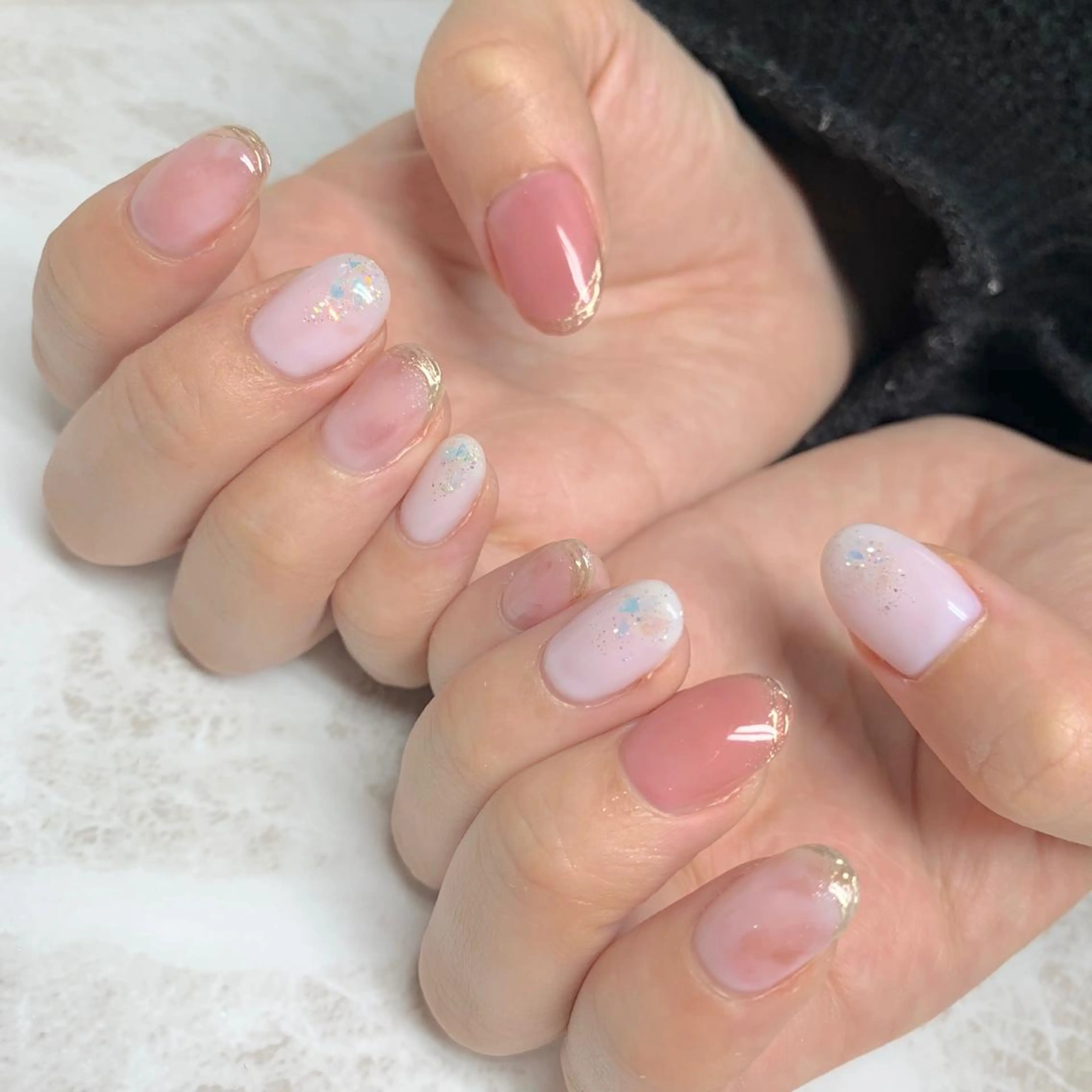 ネイル アートネイル ミラーネイル ハンドネイル ハンドケア LULU LIMAのネイルデザイン