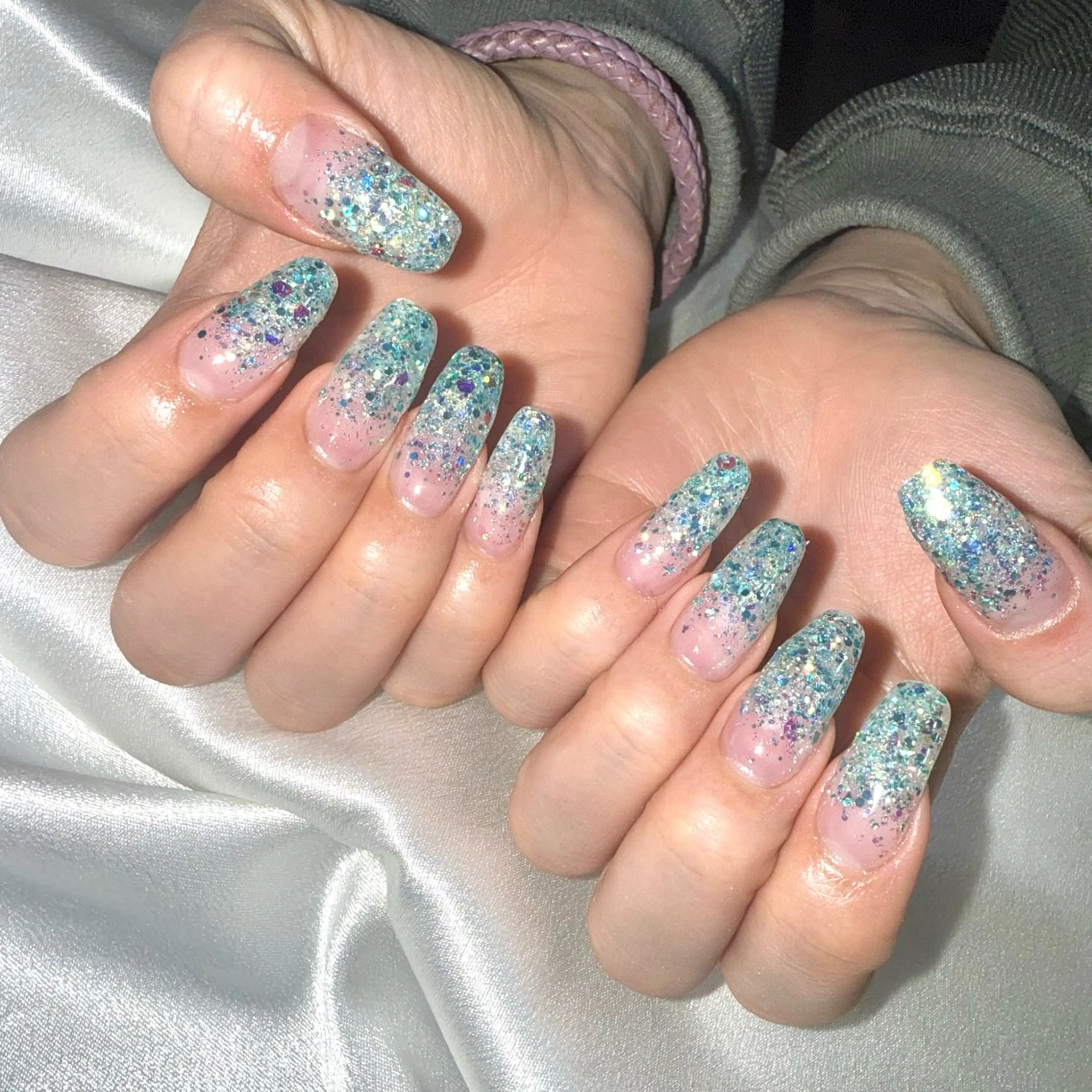 ネイル ラメ(グリッター) ハンドネイル ★Rinail... .のネイルデザイン