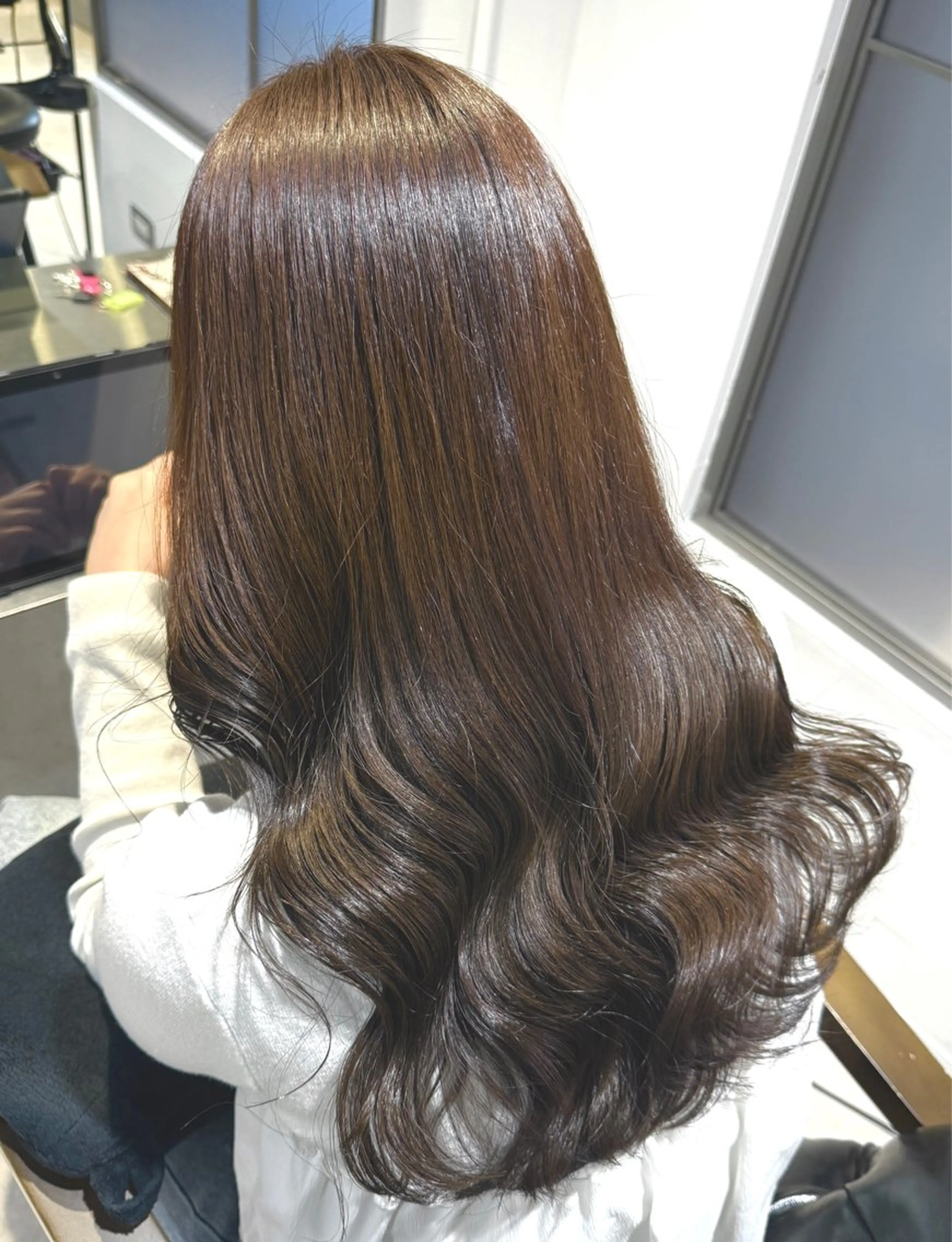 ロング 髪質改善 トリートメント カット ヘアカラー トリートメント ANNA🐾 艶カラー/水素カラーのヘアスタイル
