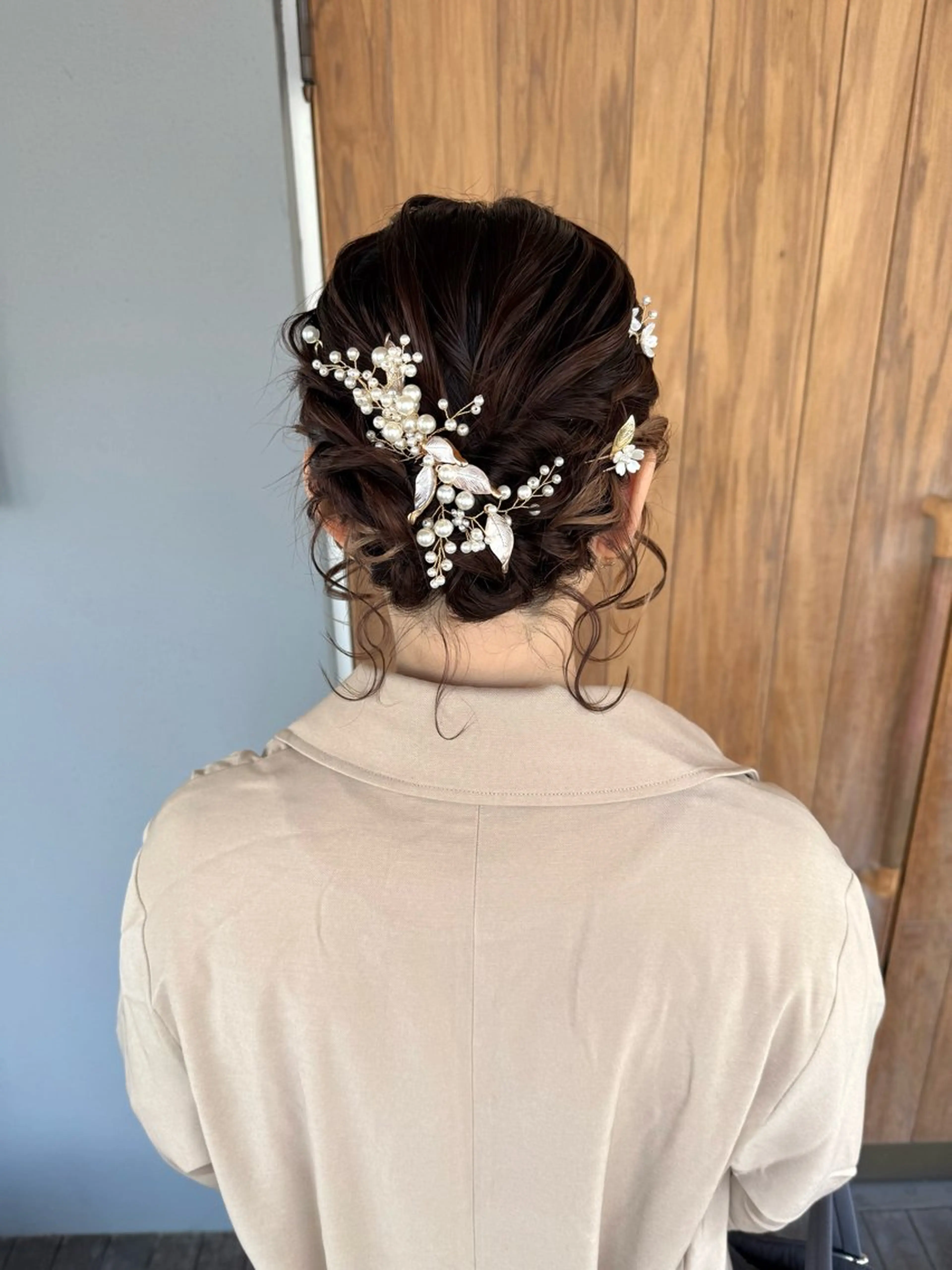 ヘアアレンジ ボブ ヘアセット WATANABE MISAKIのヘアスタイル