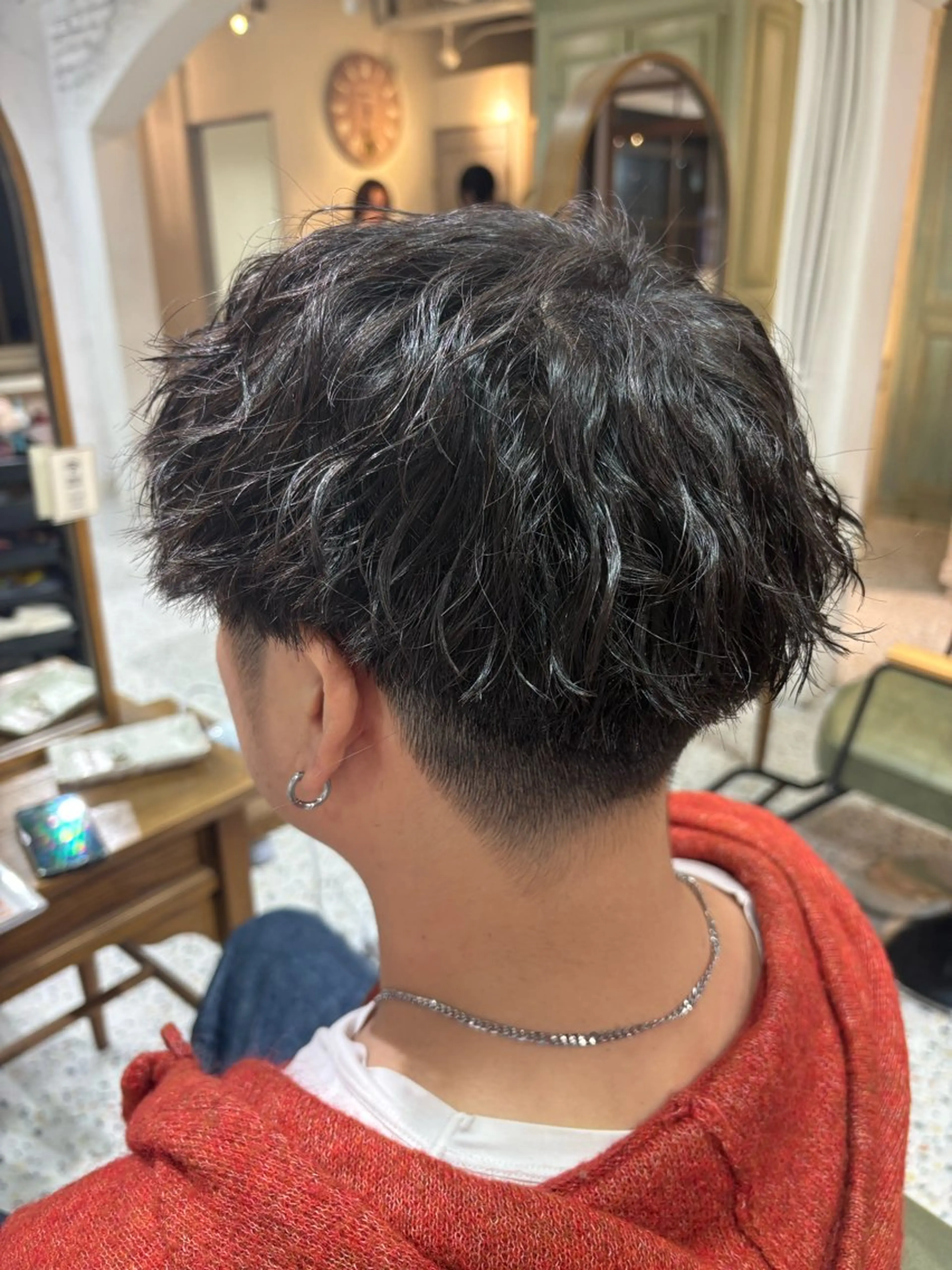 パーマ メンズ 中澤 衿葉のヘアスタイル