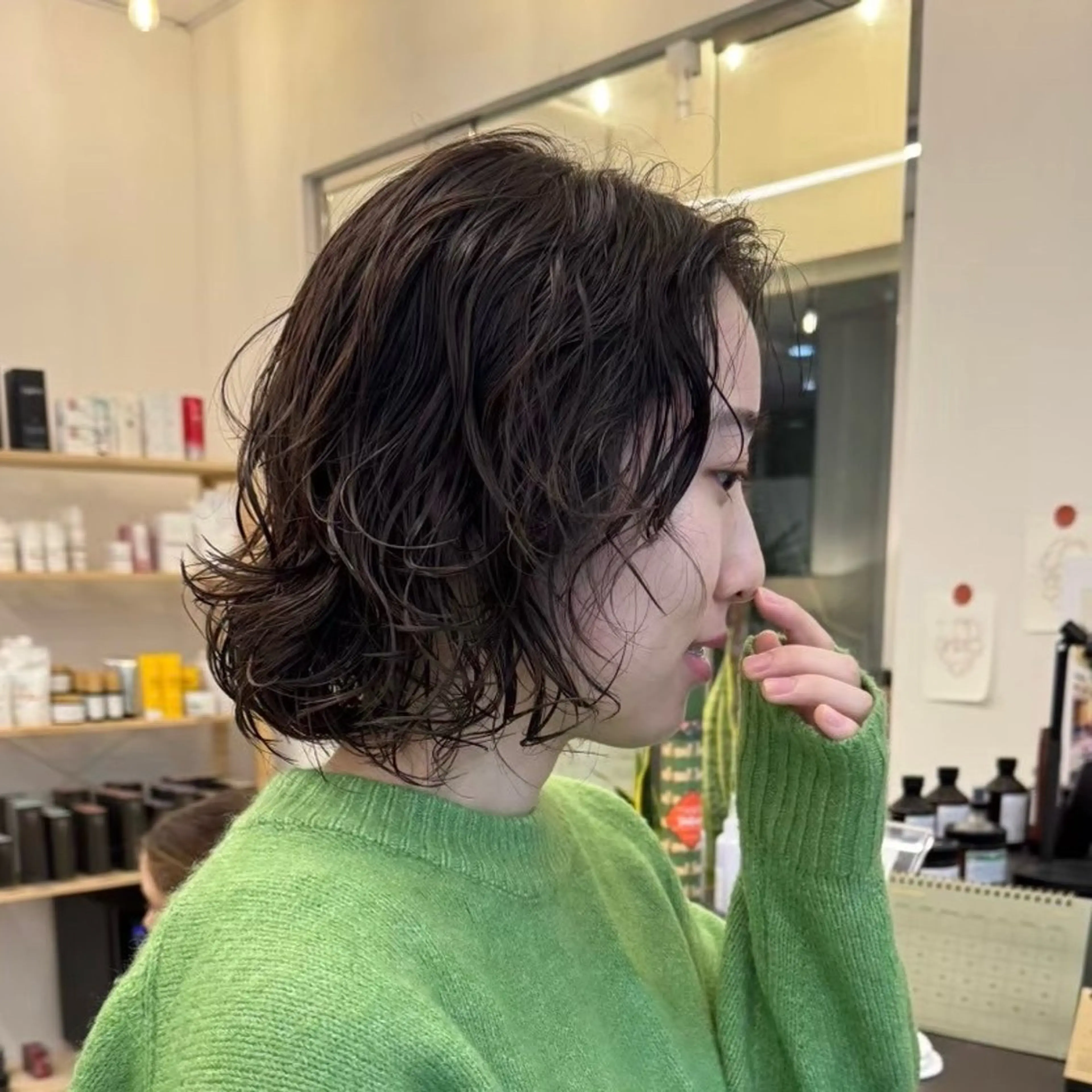ショート パーマ カット パーマ トリートメント ハードパーマ Rico💜のヘアスタイル