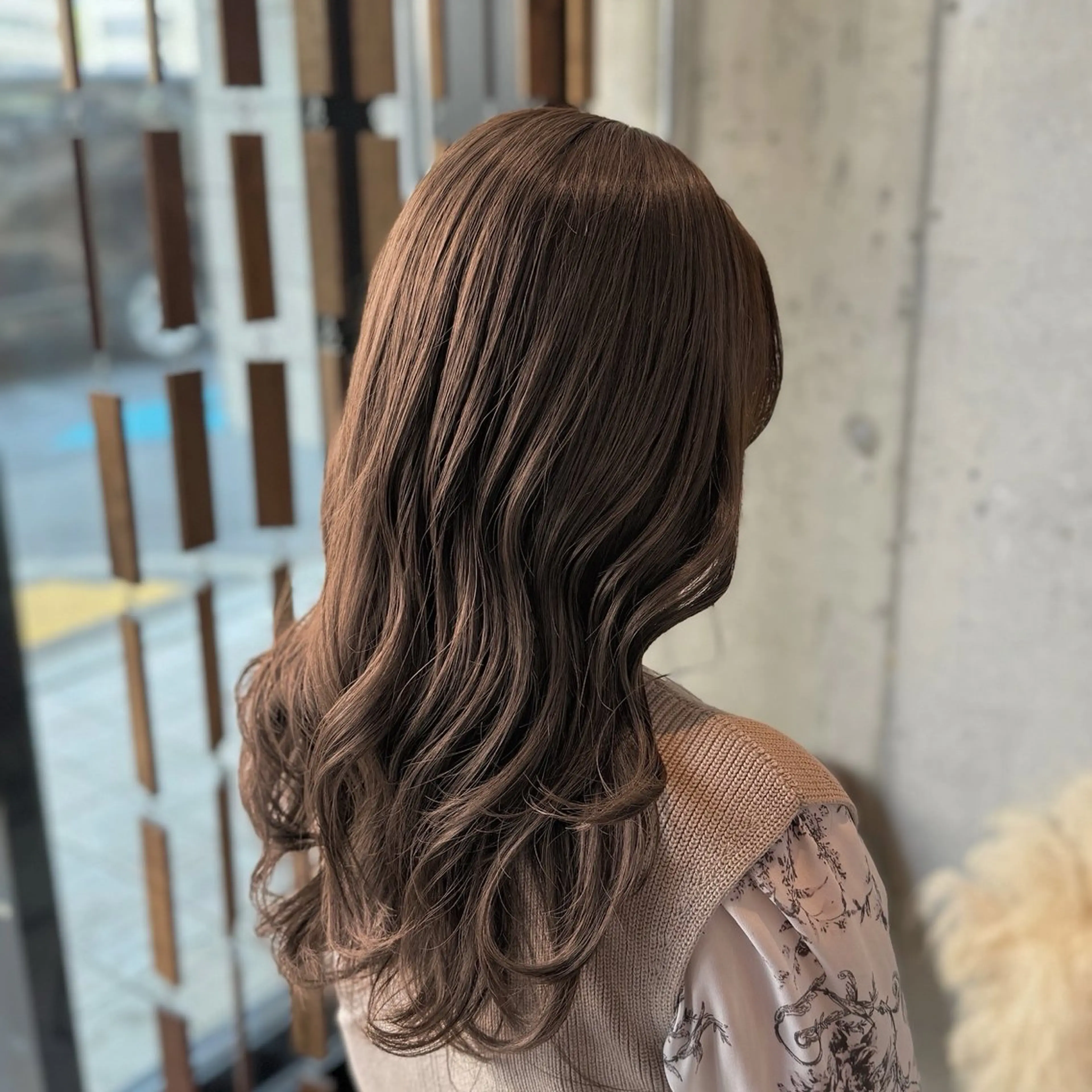セミロング 🎀Lolonois 池田店🎀佐藤百奈美のヘアスタイル
