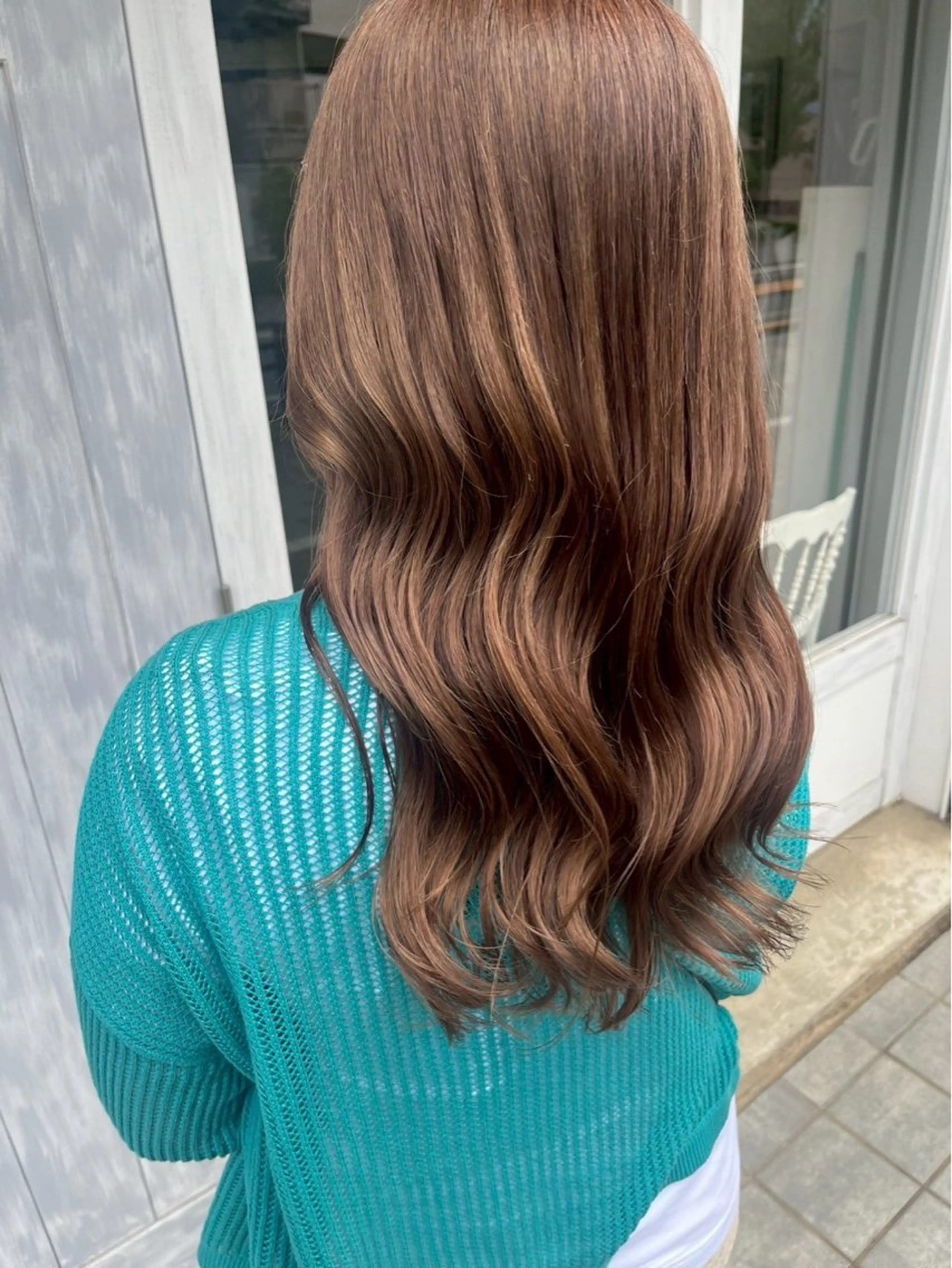 ロング パーマ 2月は姉妹店 marché牧口瑠夏のヘアスタイル