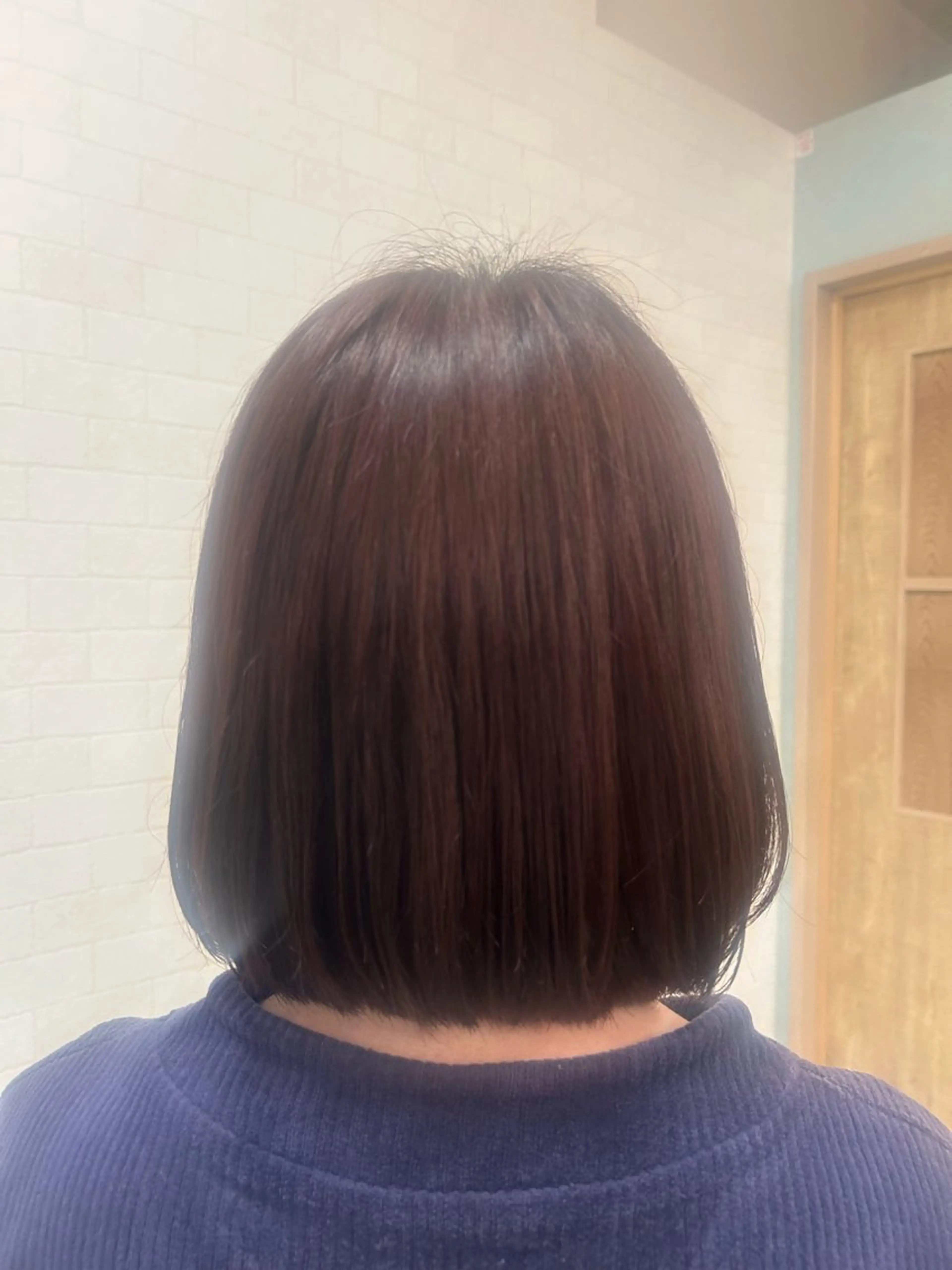 ミディアム カット ヘアカラー 瀧 葉月のヘアスタイル