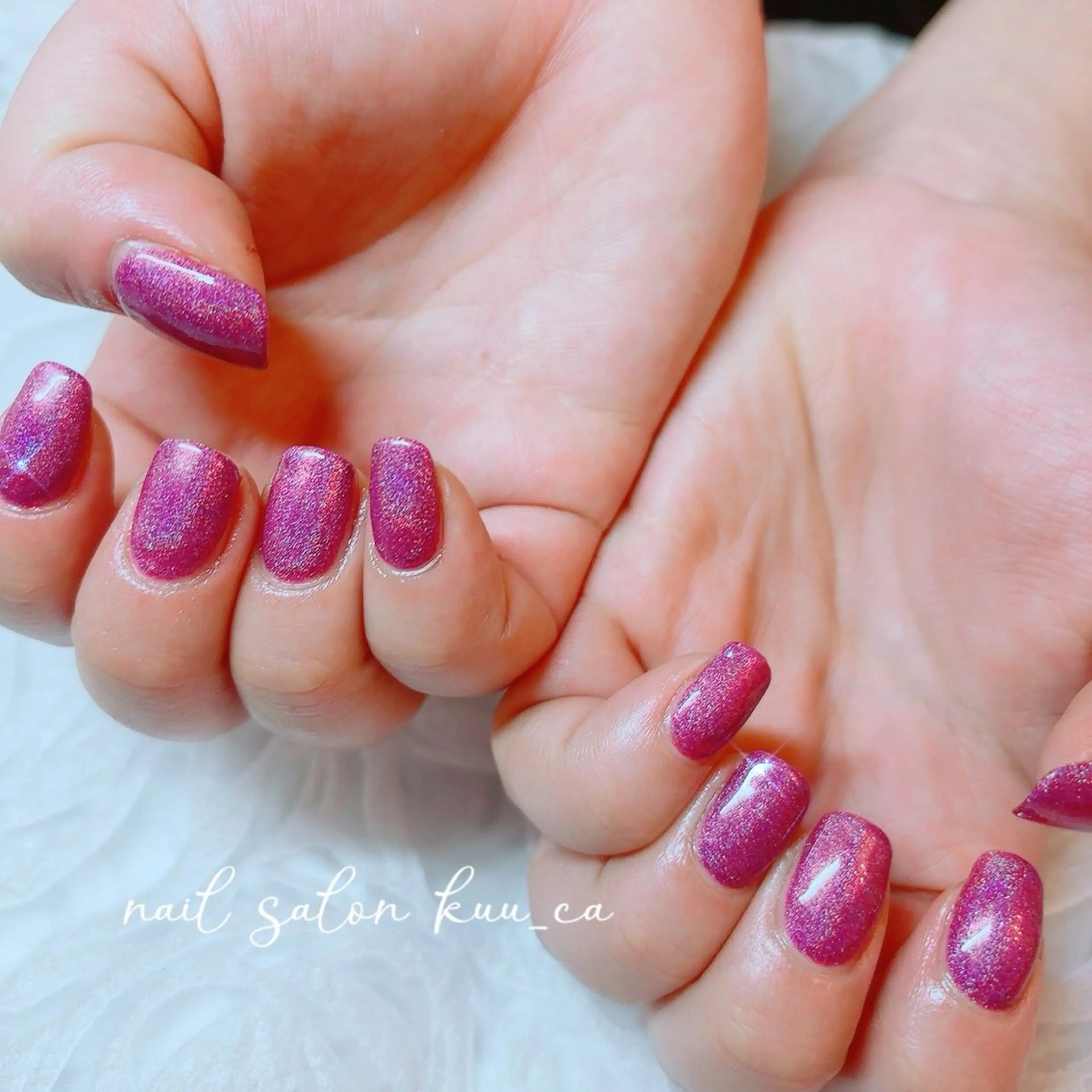 ネイル ワンカラーネイル nail salon kuu_caのネイルデザイン
