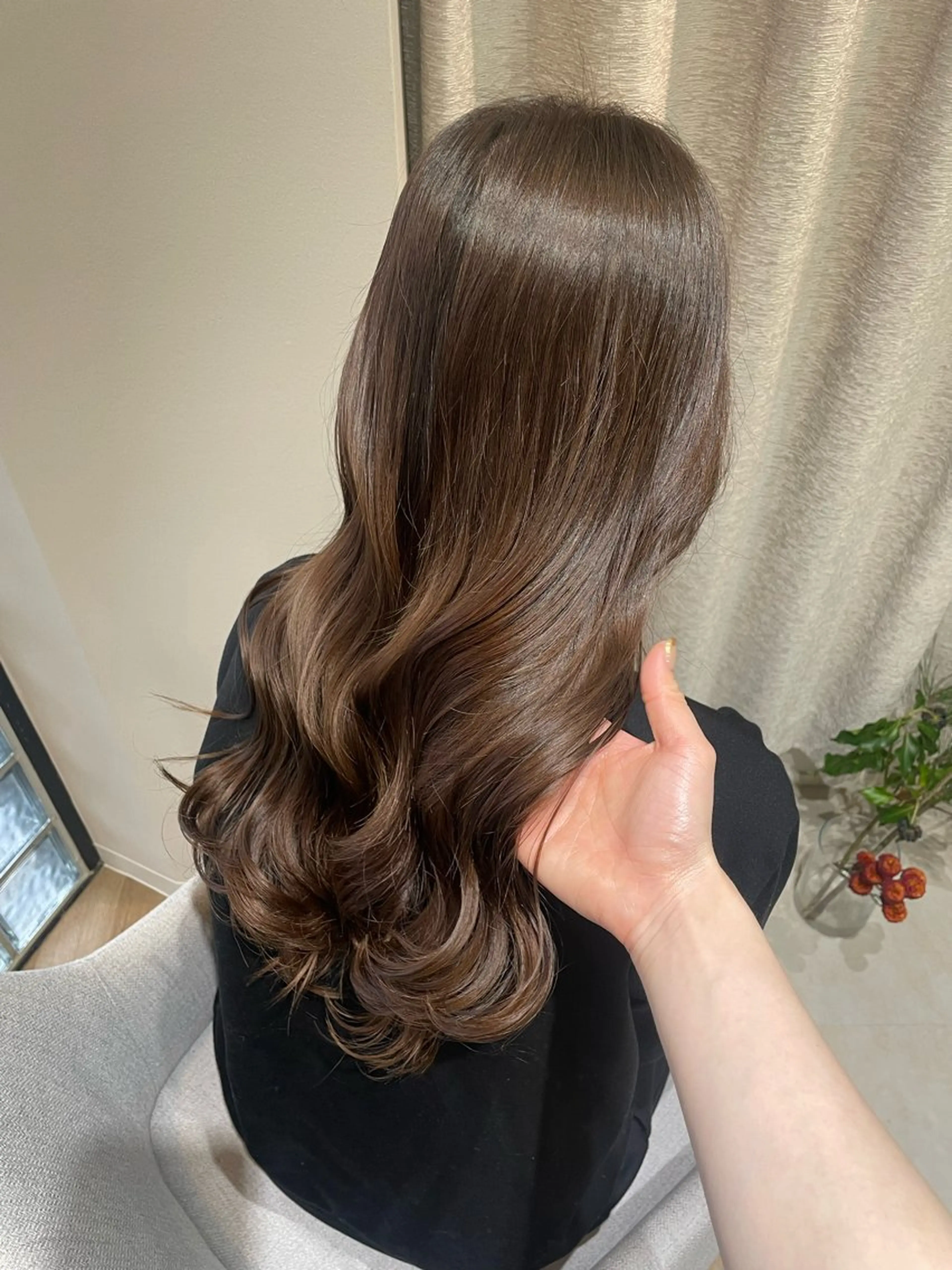 ロング カラー カット ヘアカラー ayano / 透明感・くすみカラーのヘアスタイル