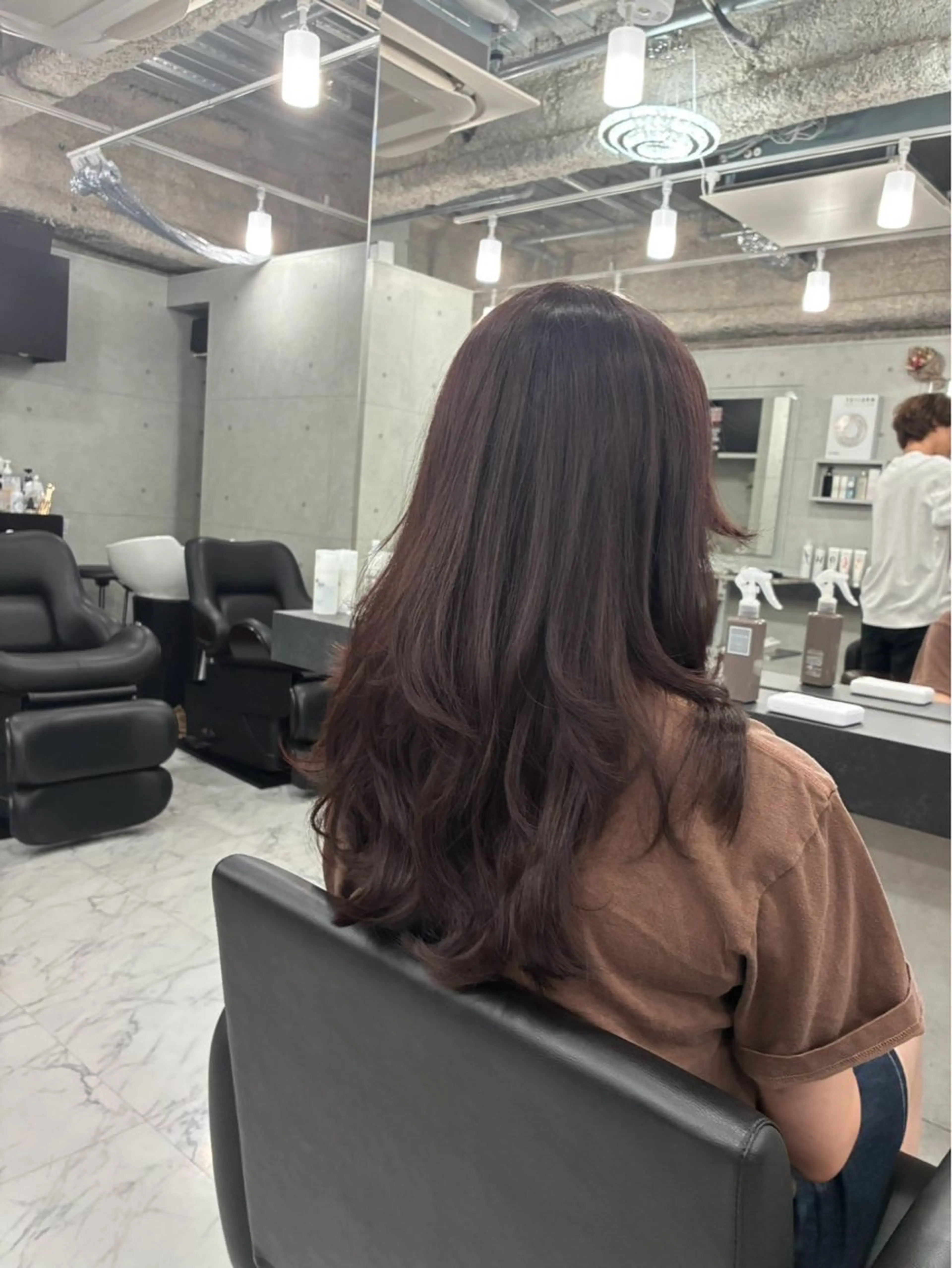 ロング カラー カット ヘアカラー トリートメント Endearing所属・Endearing 北澤那未🌟銀座のヘアスタイル