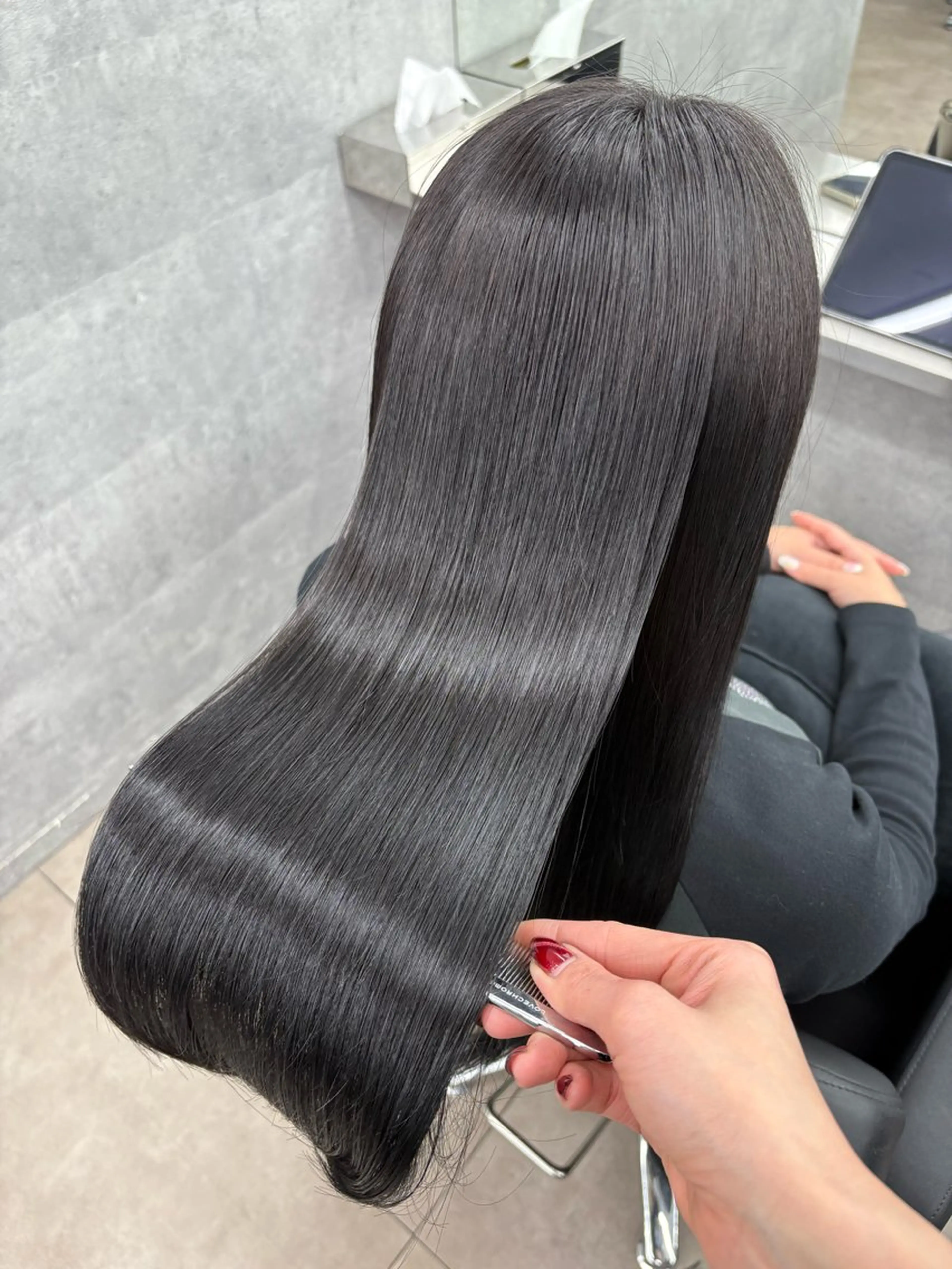 ロング 髪質改善/レイヤー カット/店長/原島のヘアスタイル