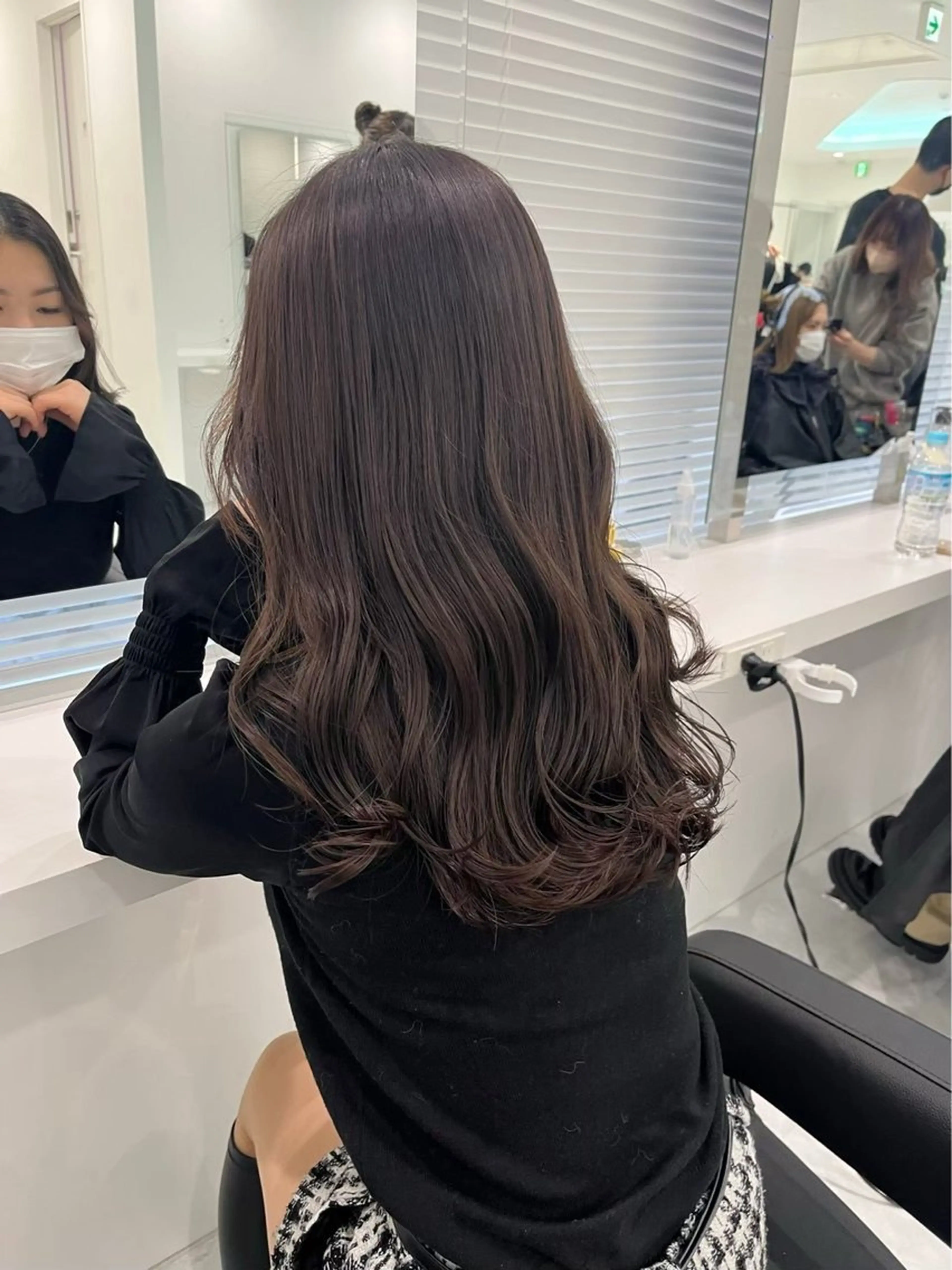 ロング カラー ヘアアレンジ ヘアカラー トリートメント 🎀 yuuka🎀のヘアスタイル