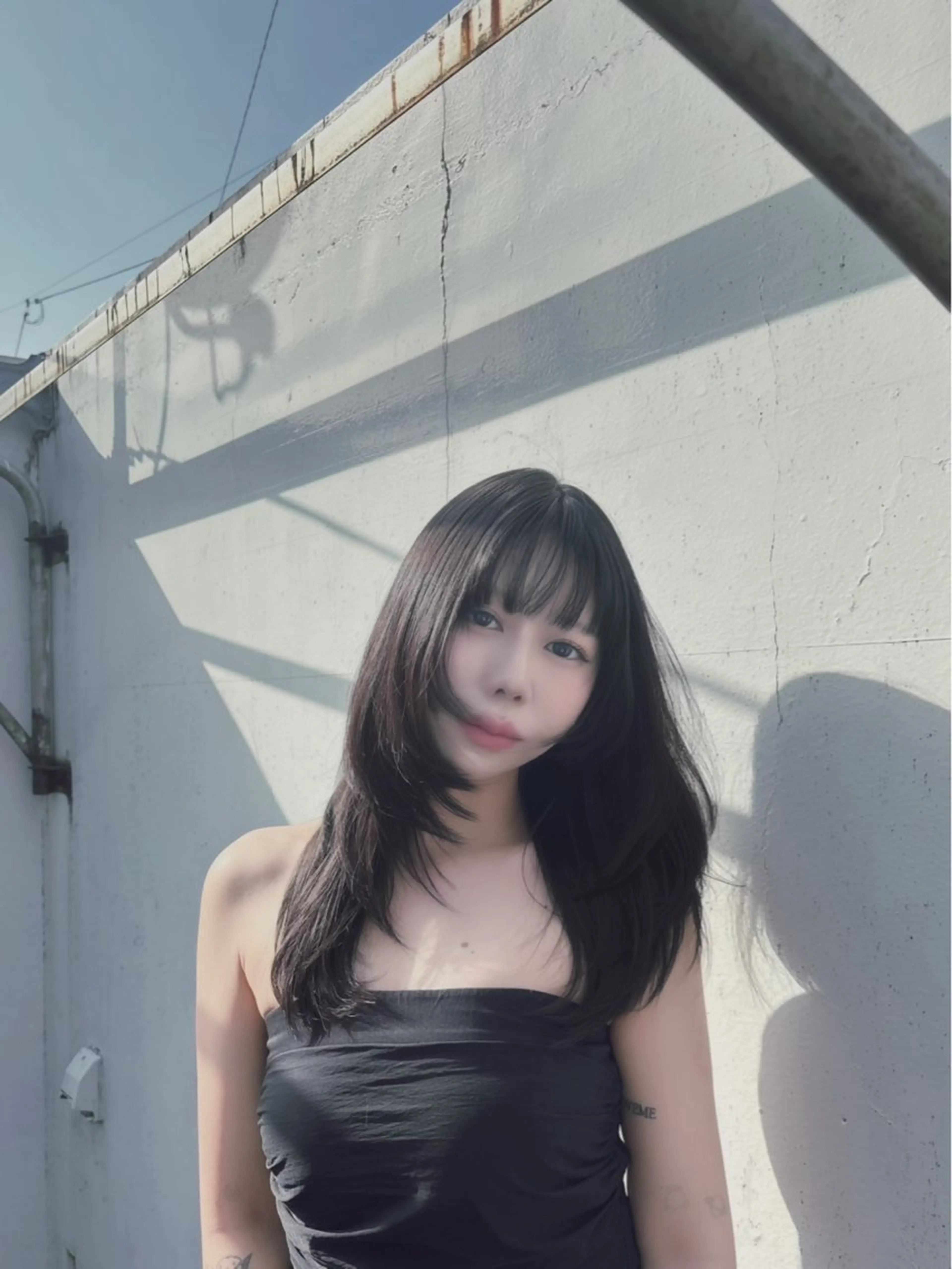 セミロング カラー レイヤーカット カット ヘアカラー トリートメント SE ITAのヘアスタイル