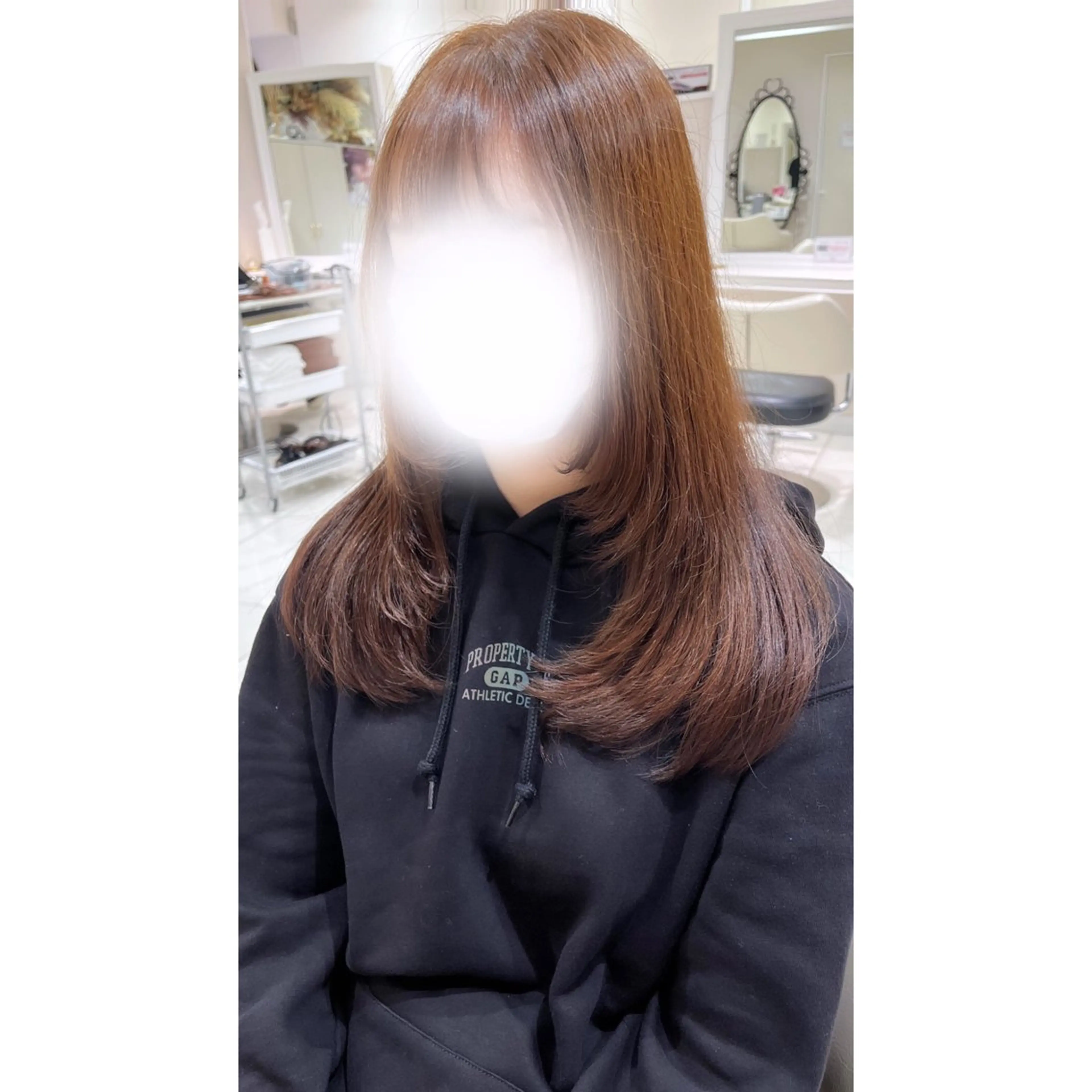 ロング カラー ヘアカラー 韓国ヘア 🎀中川綾乃🎀のヘアスタイル