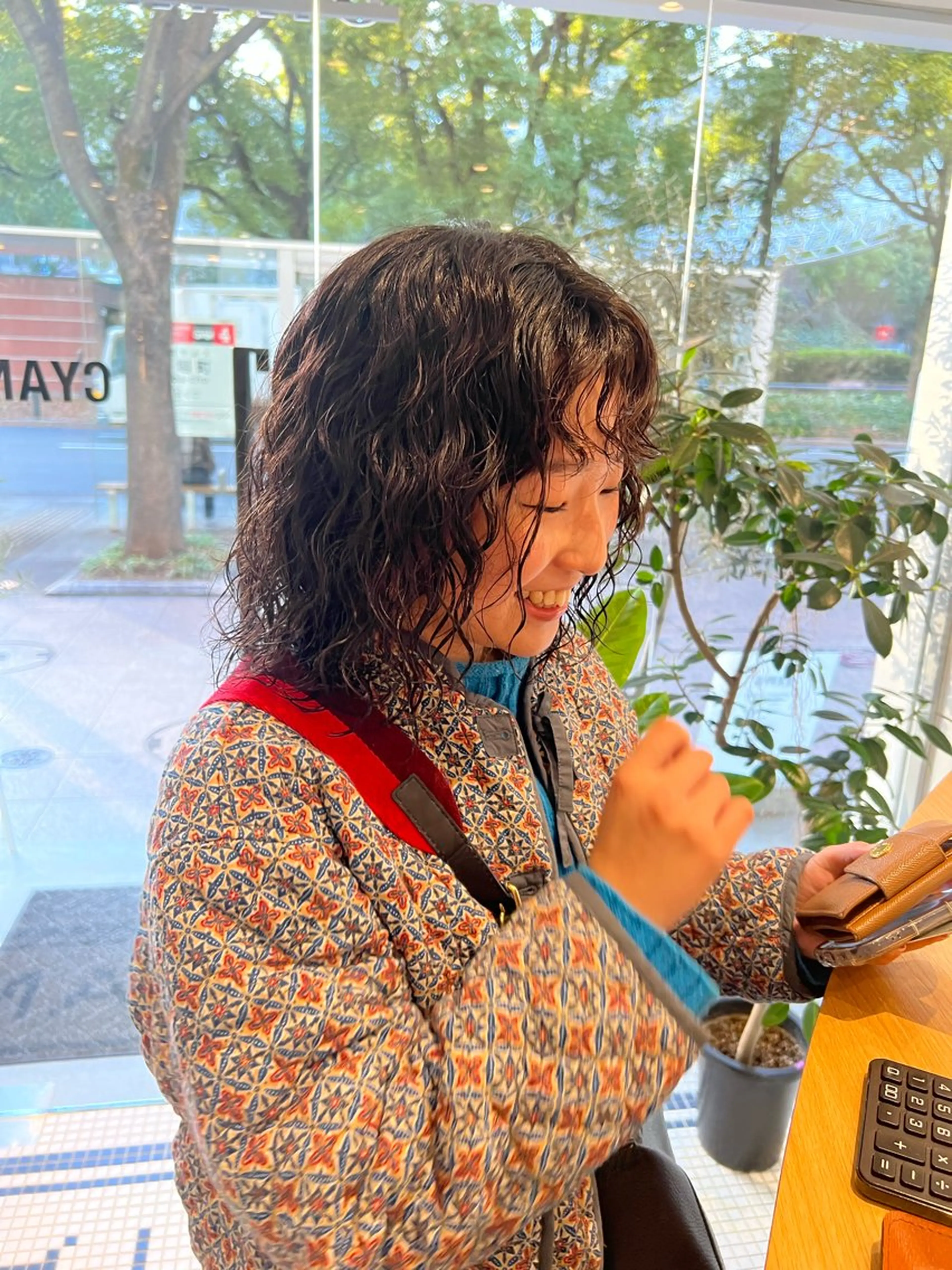 ミディアム ミディアムパーマ パーマ/名古屋パーマ / コデラ ナナホのヘアスタイル