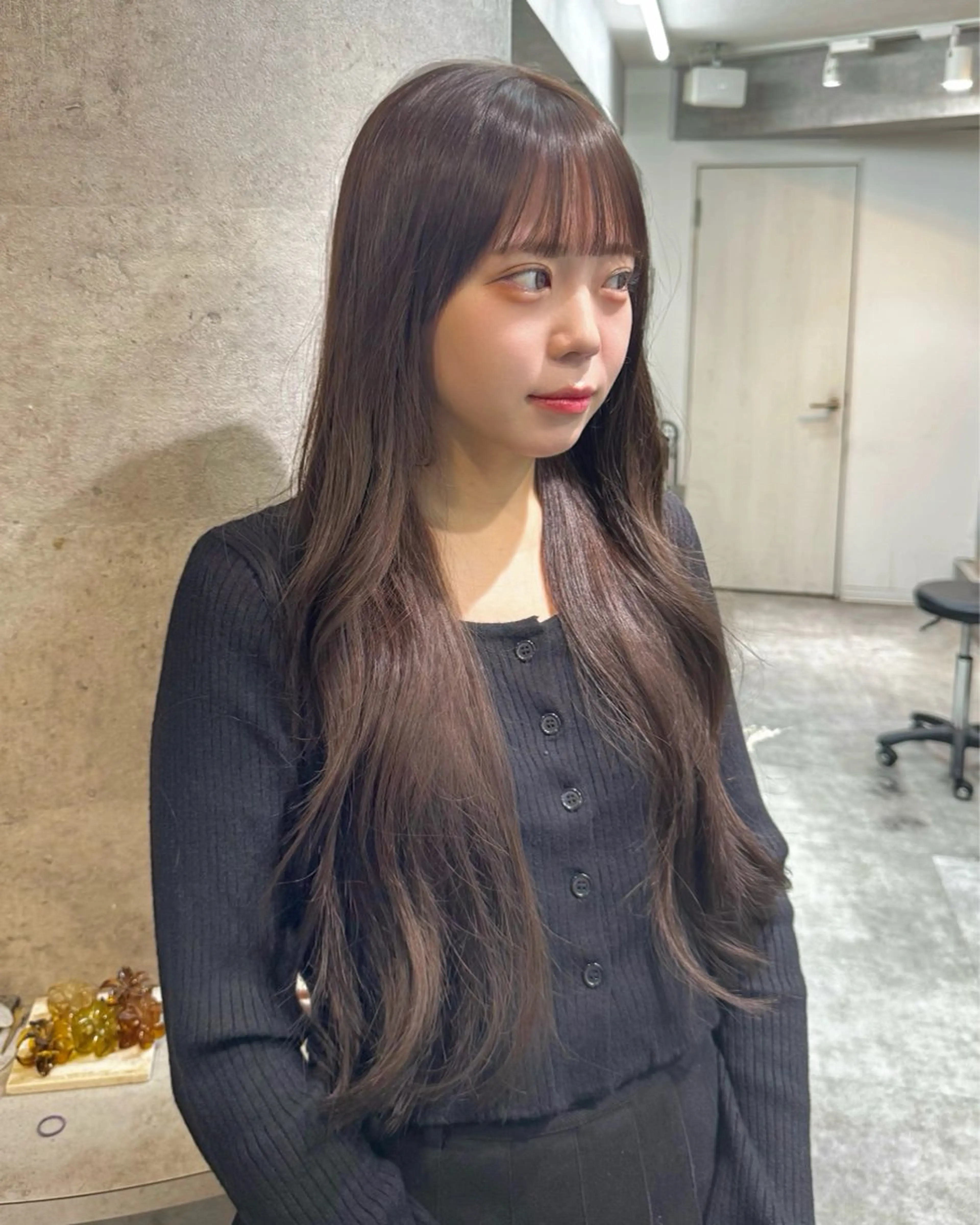 セミロング カラー カット ヘアカラー 新宿/顔周りカット/ レイヤー/がっきーのヘアスタイル