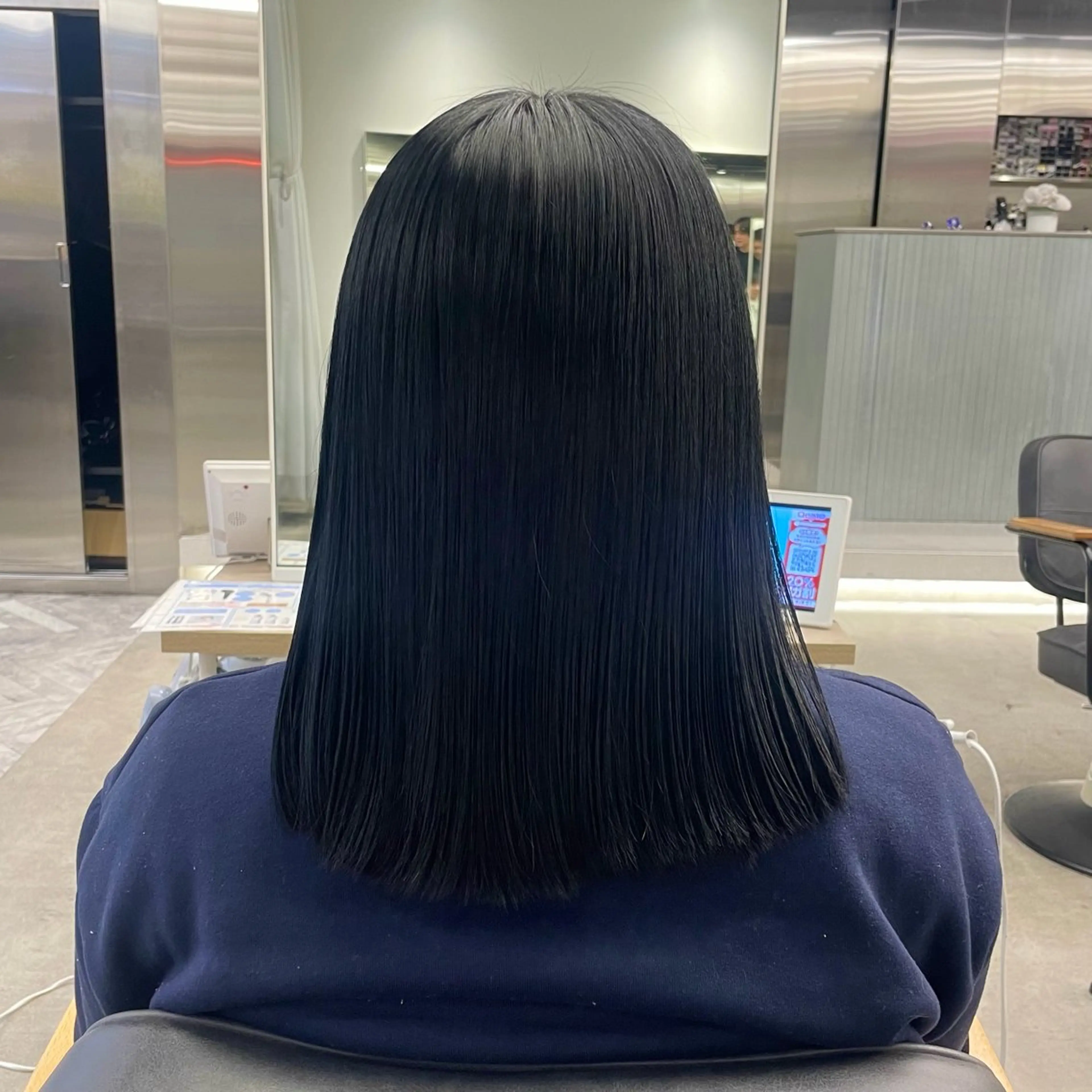 ミディアム カラー ヘアカラー ななみ.⋆𝜗𝜚 暖色艶カラー/まつパのヘアスタイル