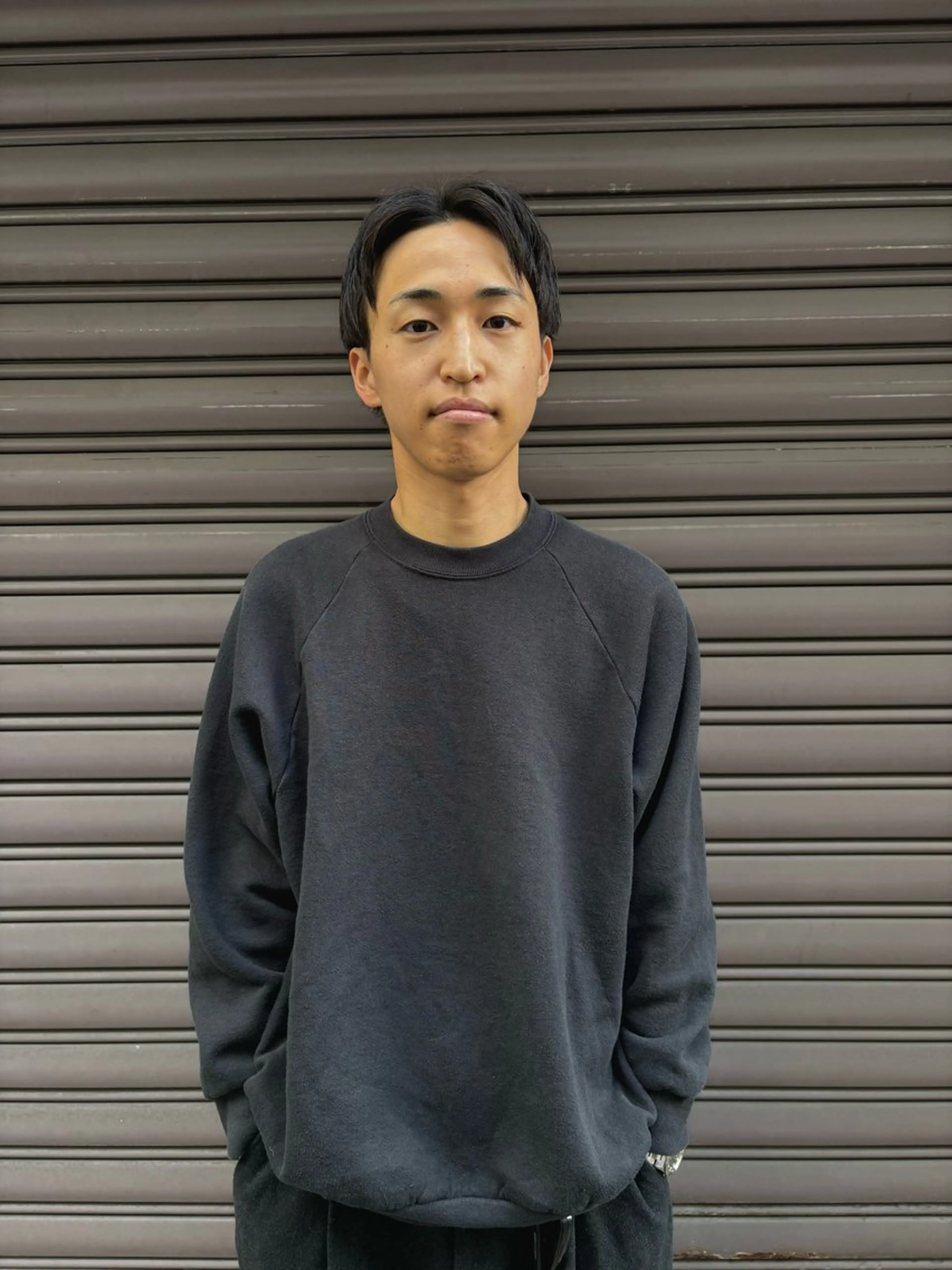 メンズ センターパート カット 【メンズショート 特化】村斎　伶次のヘアスタイル