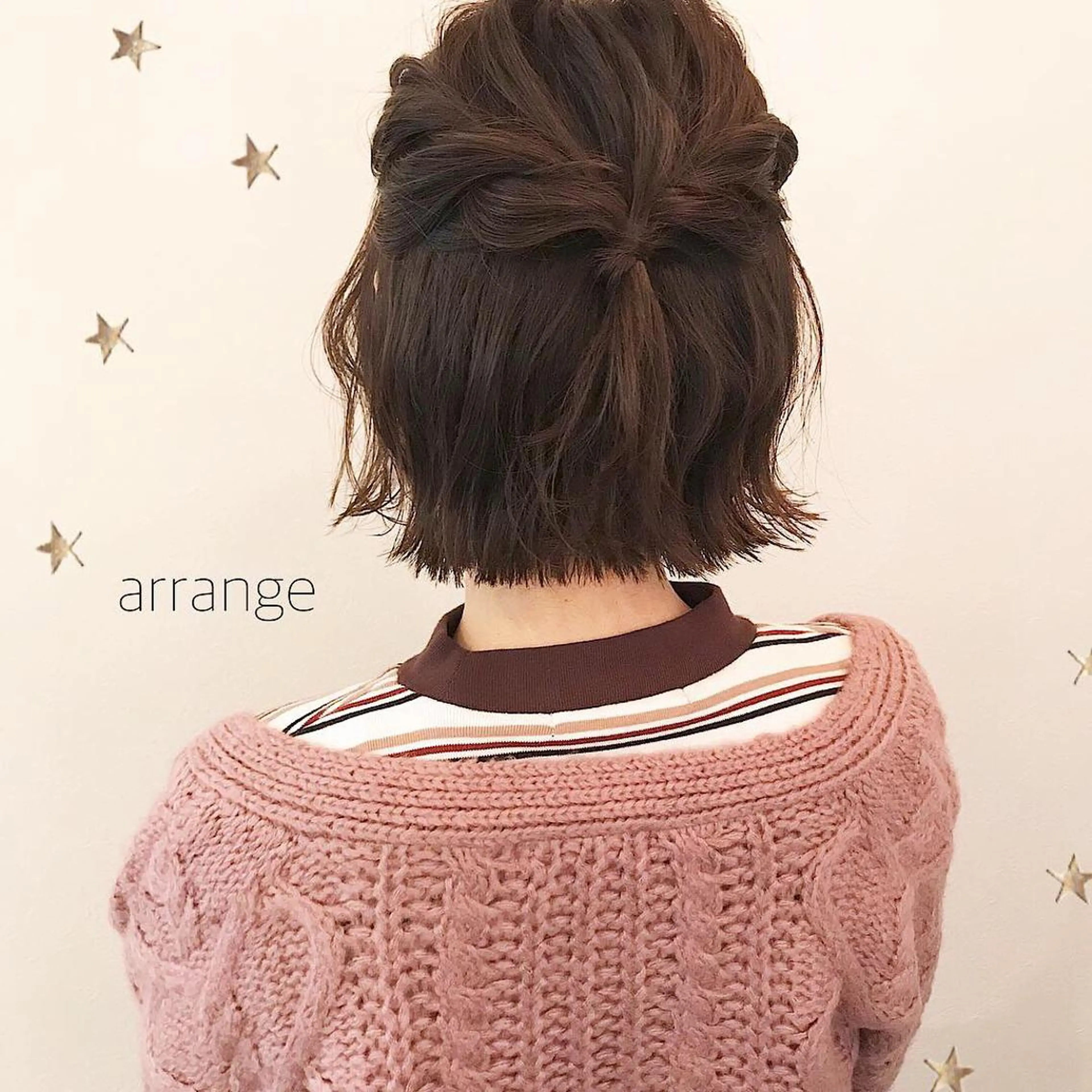 ミディアム ヘアアレンジ 市川 千夏のヘアスタイル