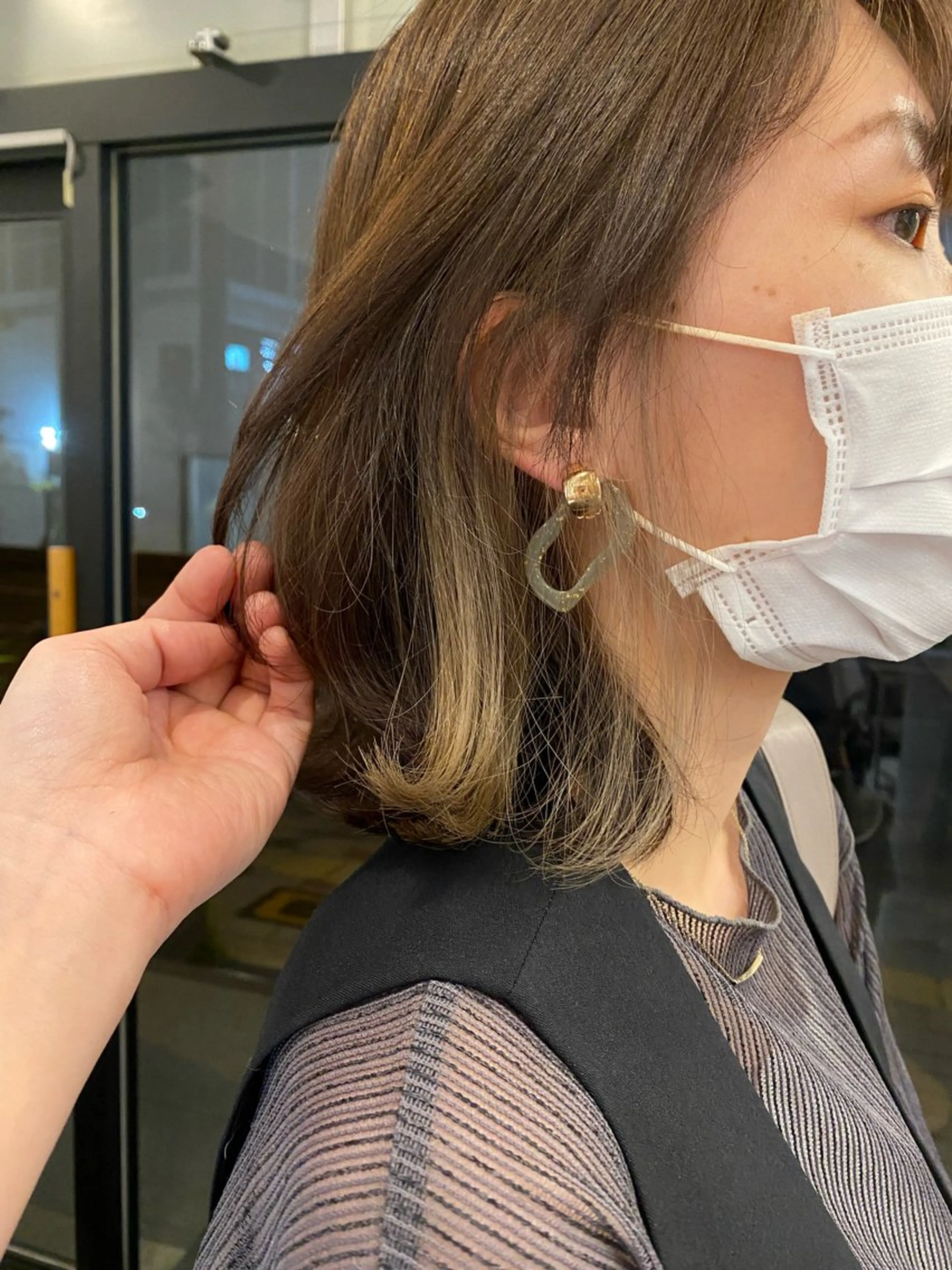 ミディアム カラー 艶髪🌟髪質改善✨ Zinaヤマダ チサのヘアスタイル