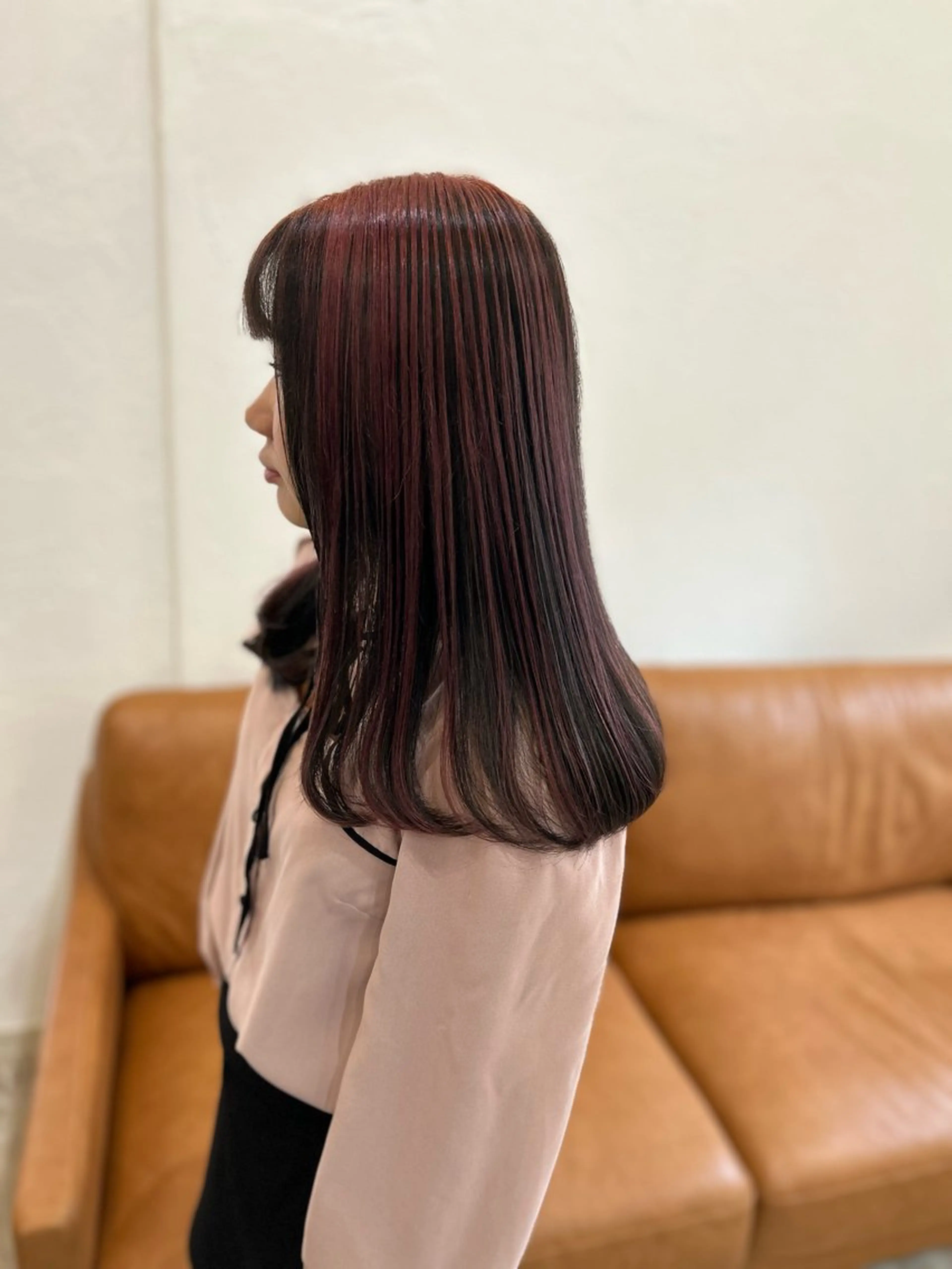 ミディアム カラー FELICE of hair所属・堀 大輔のヘアスタイル