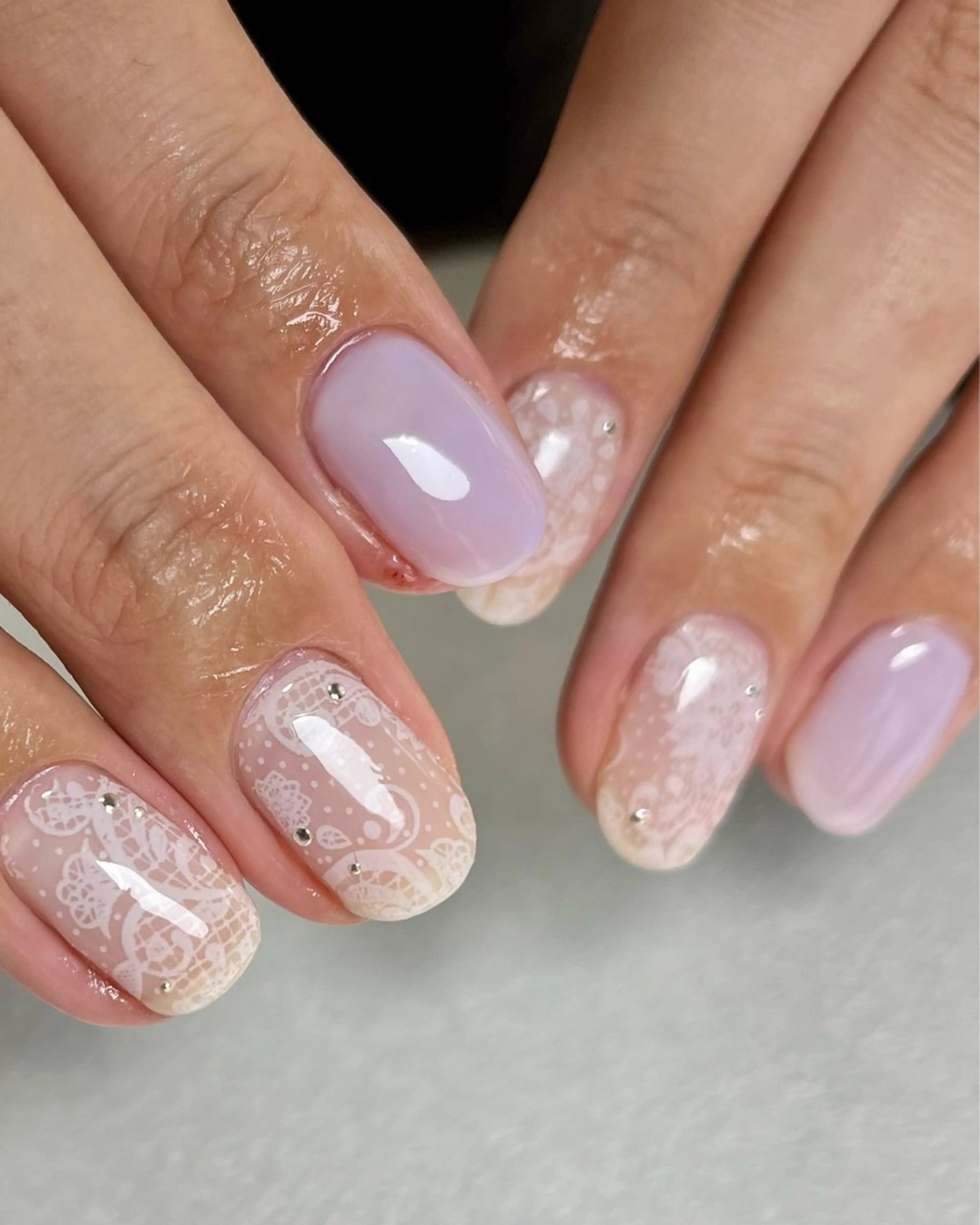 ネイル ハンドネイル tsumeya ゆるかわ手描きネイルのネイルデザイン