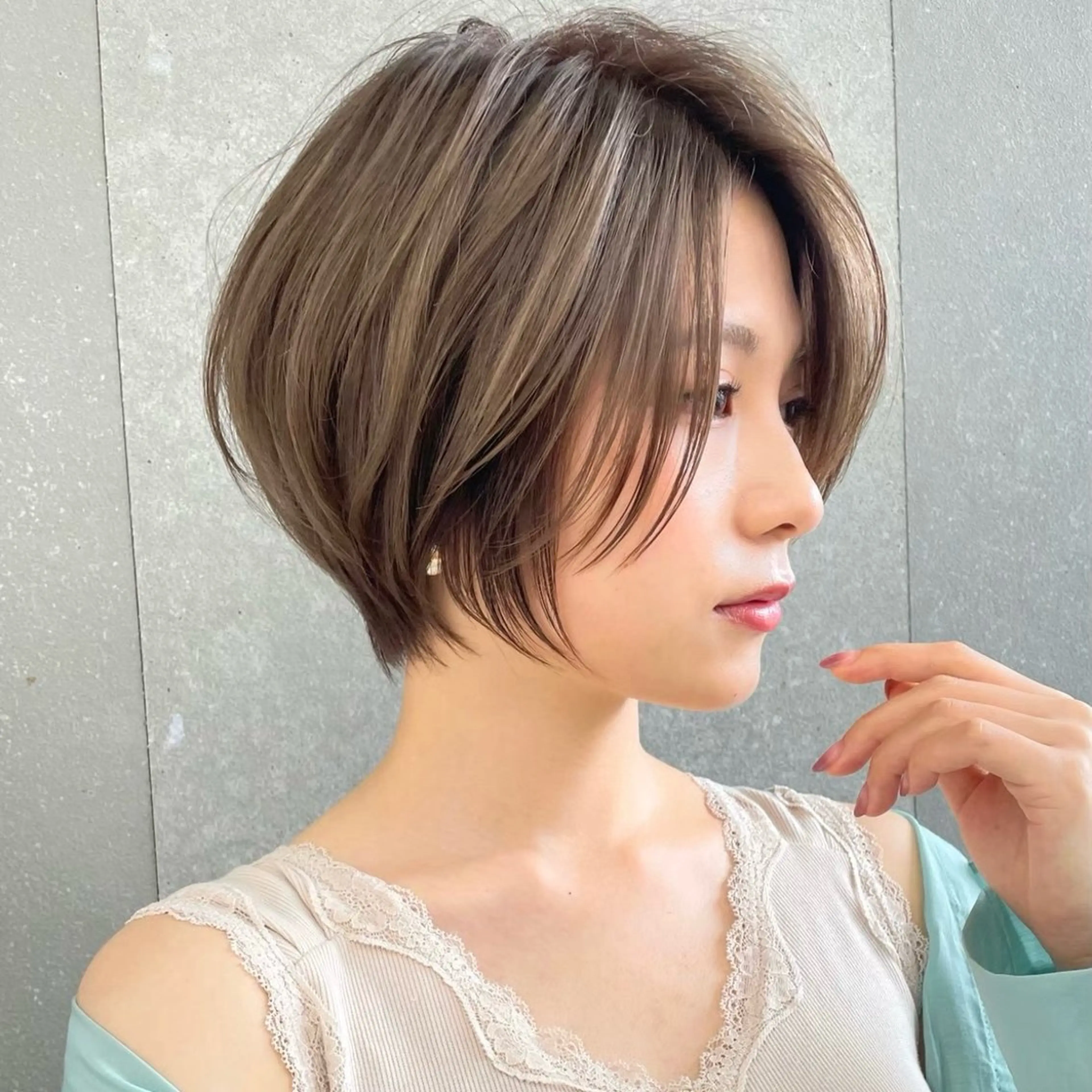 ショート 髪質改善 ショートヘア トリートメント 🎀𝑆𝐴𝑅𝐴 /レイヤーカット🎀のヘアスタイル