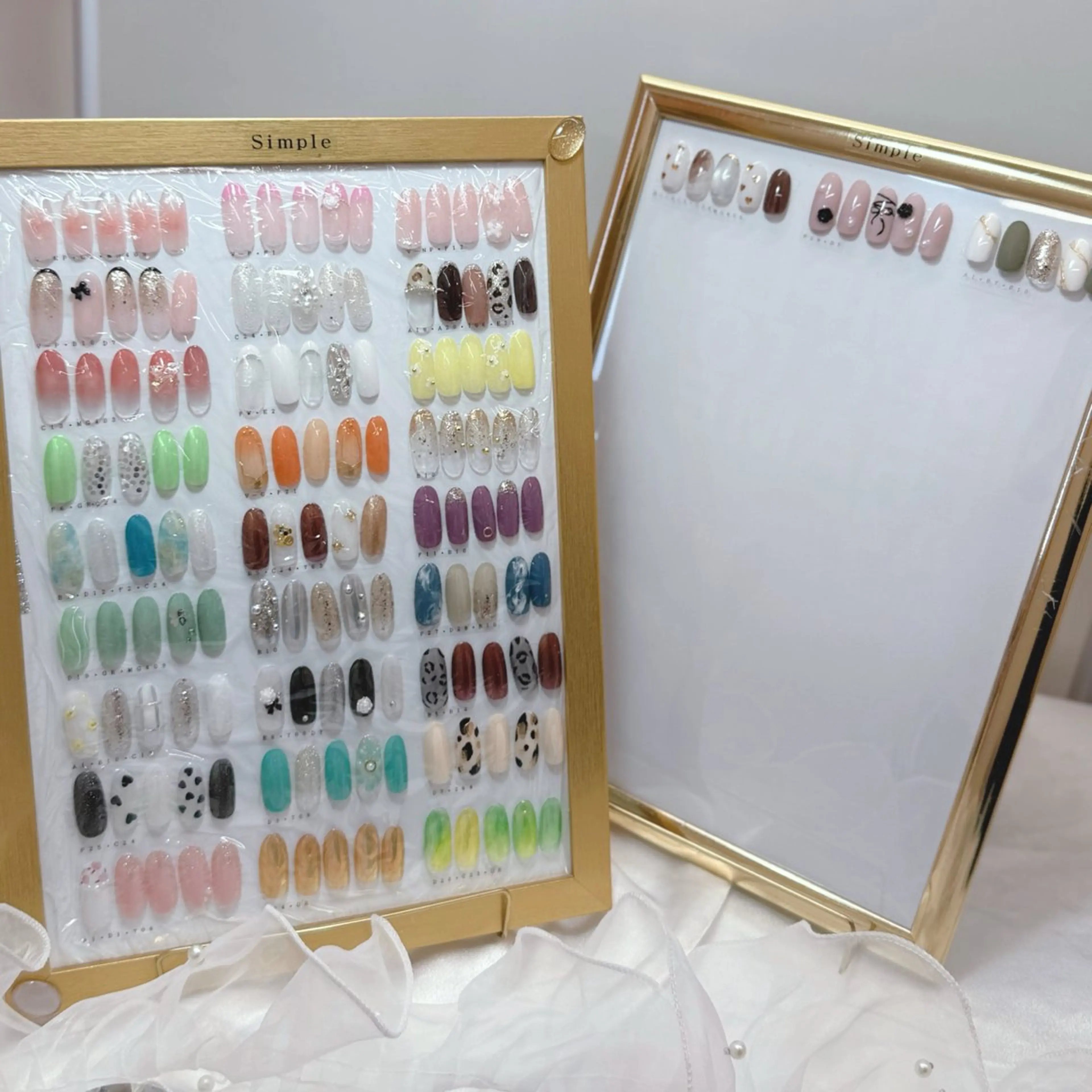 ネイル アートネイル シンプルネイル ハンドネイル bel fiore .のネイルデザイン