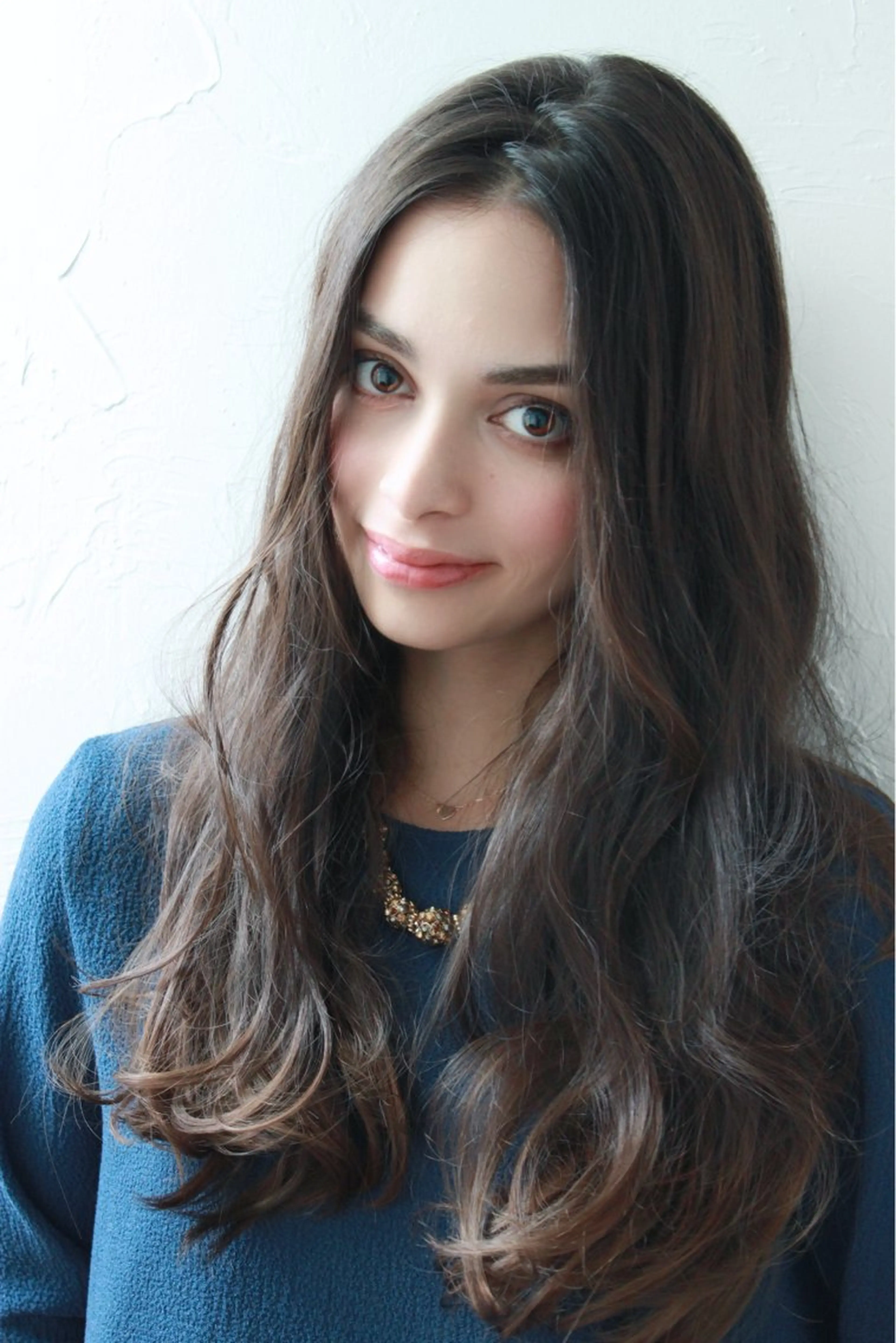 ロング 韓国風ヘア レイヤーカット 似合わせカット カット パーマ 左藤健人 デジタルパーマ/渋谷のヘアスタイル