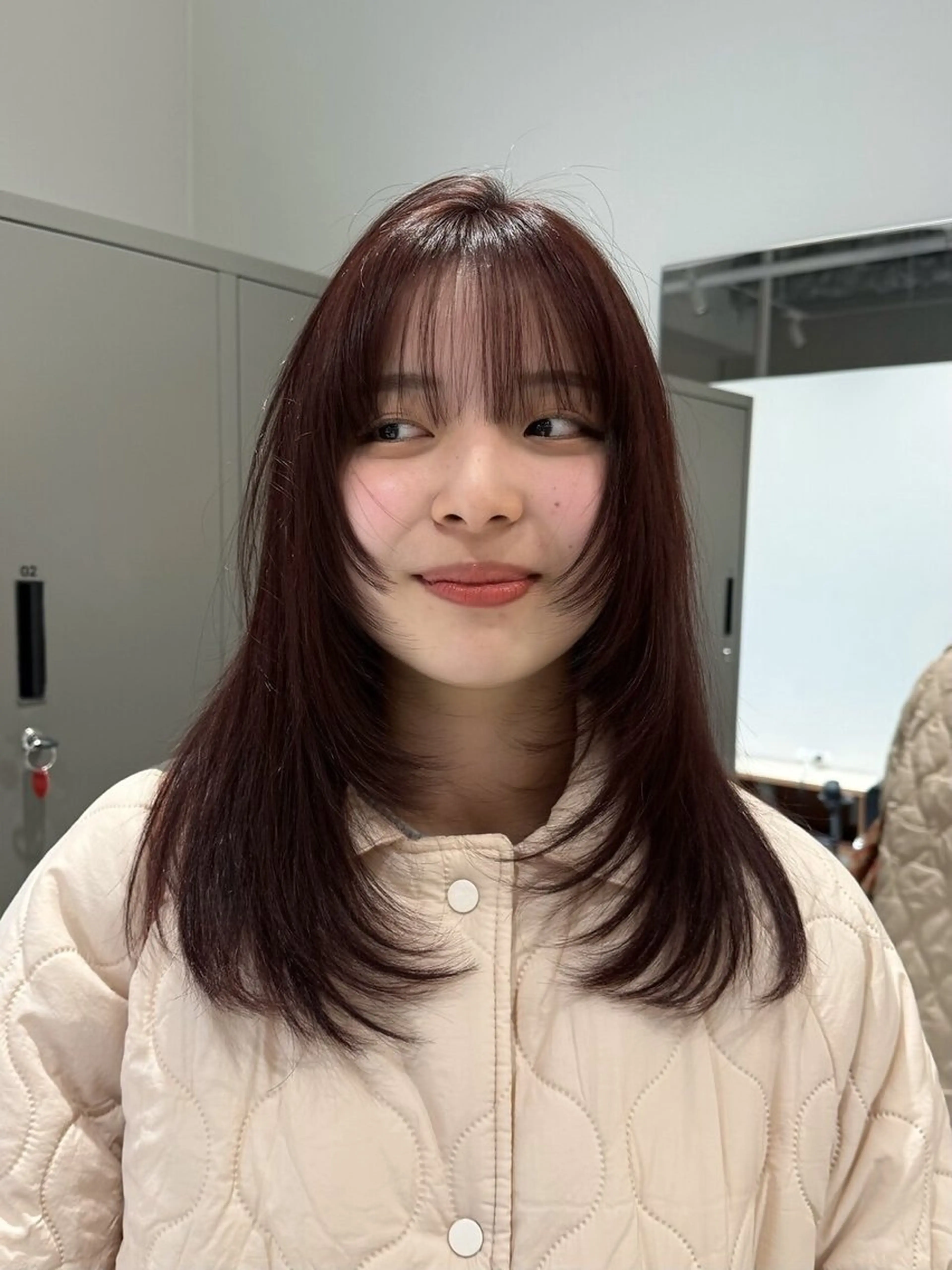 セミロング カラー カット ヘアカラー トリートメント GRIP/マンツー マンサロンのヘアスタイル