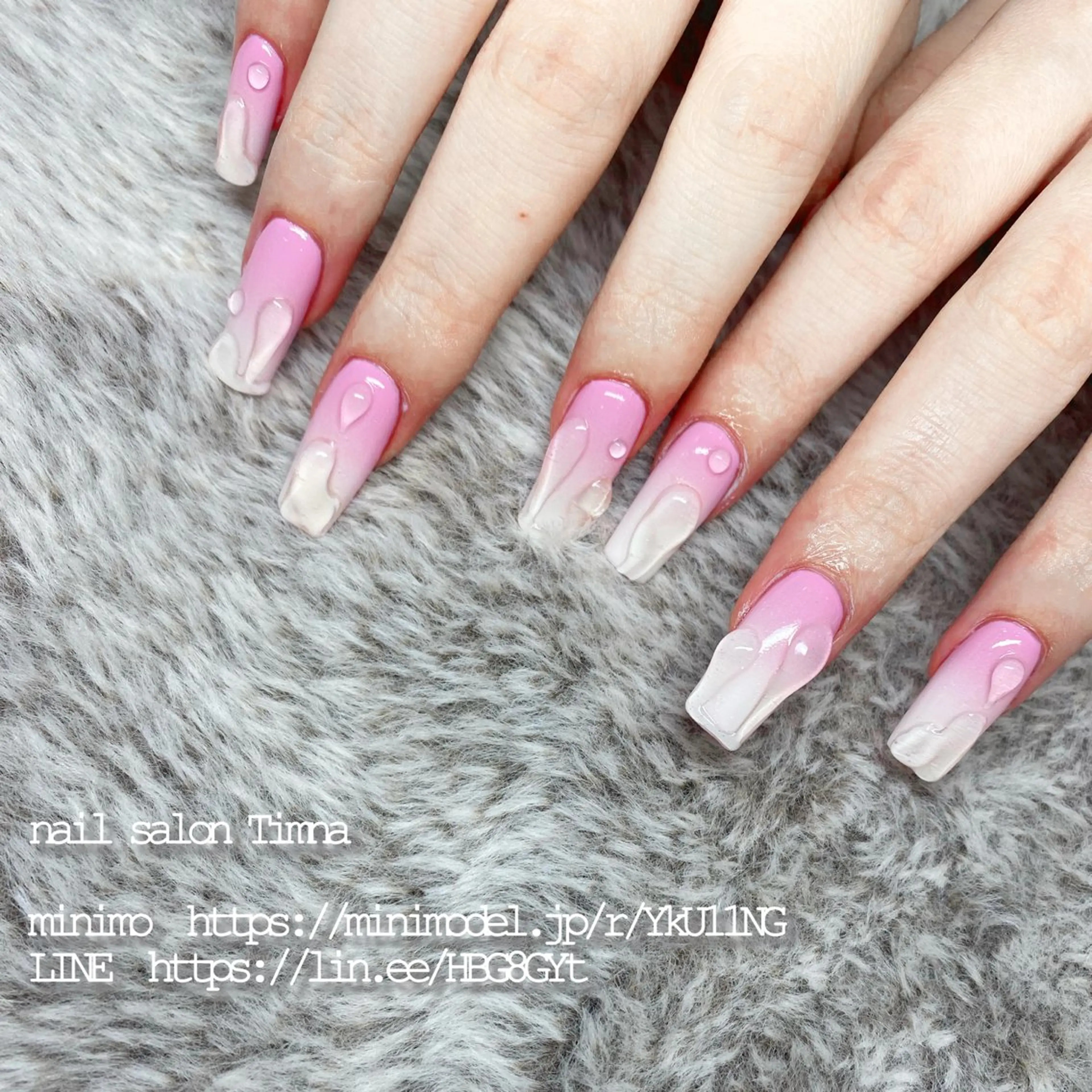ロング ハンドネイル NAILSALON 🍔Timna🍟のネイルデザイン