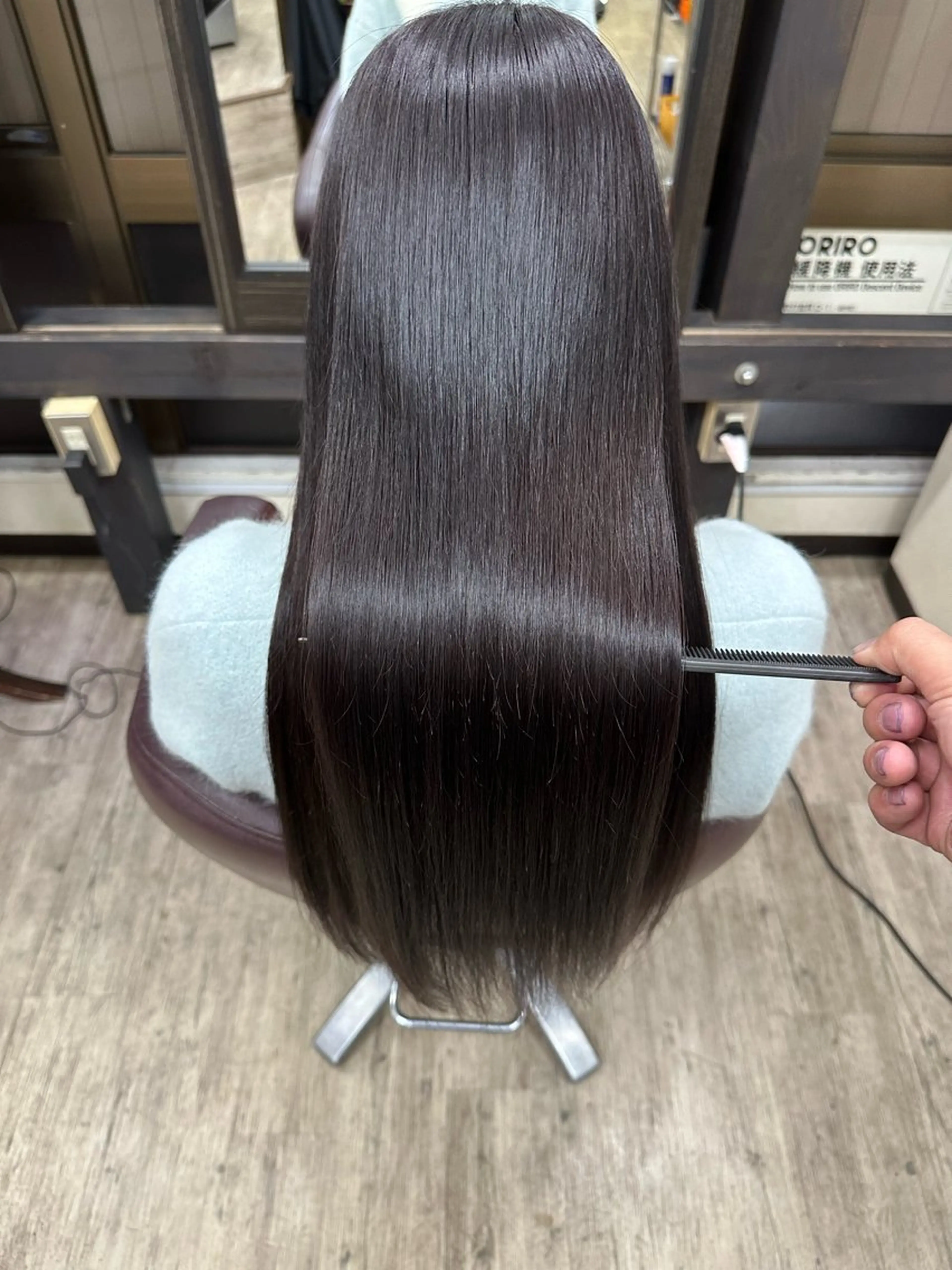 ロング 髪質改善 縮毛矯正 トリートメント 縮毛矯正 トリートメント RIO大阪心斎橋店所属・酒徳 ヒロヤのヘアスタイル