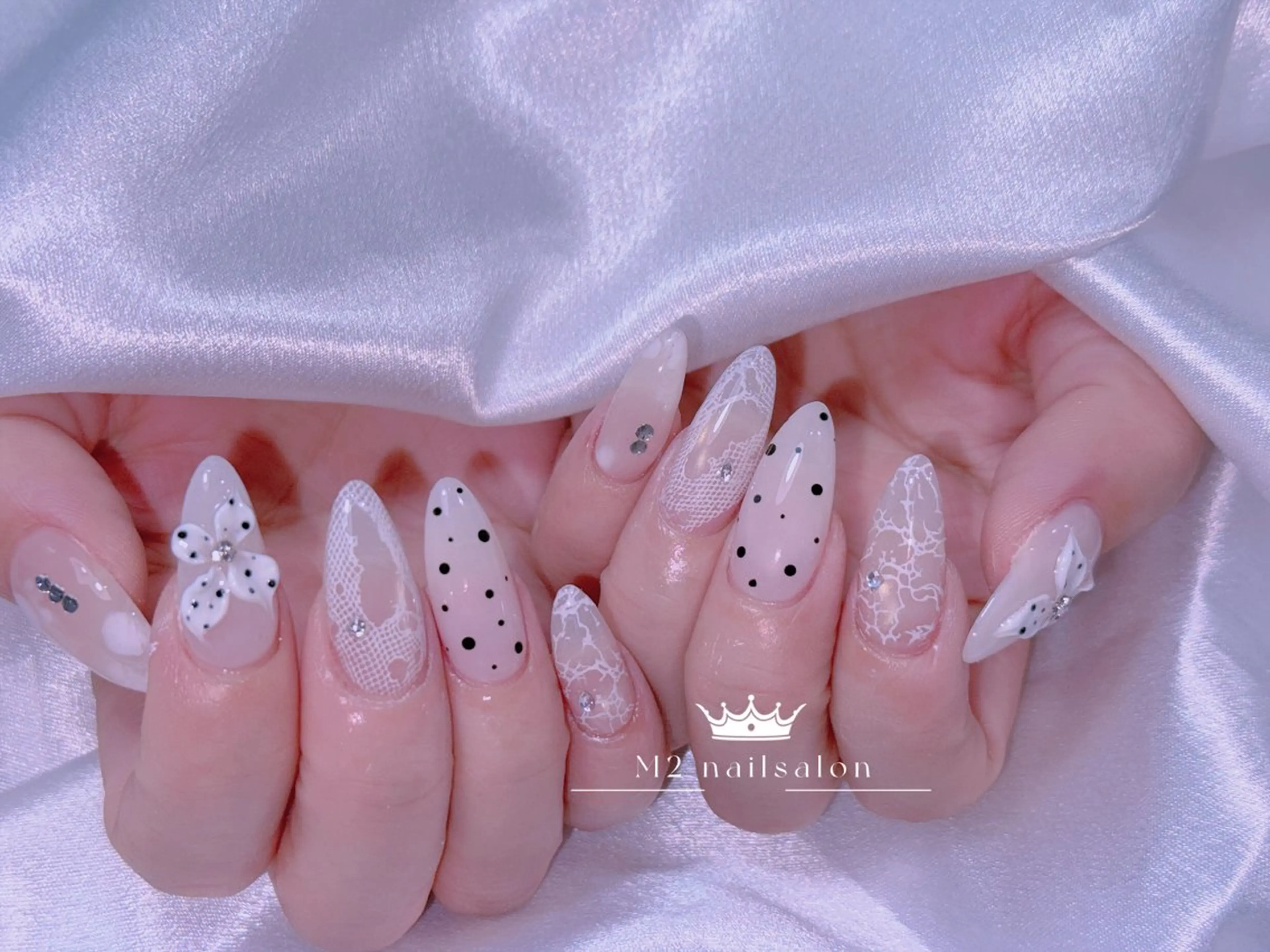 ネイル ハンドネイル 長さだし専門店 M2 rikaのネイルデザイン
