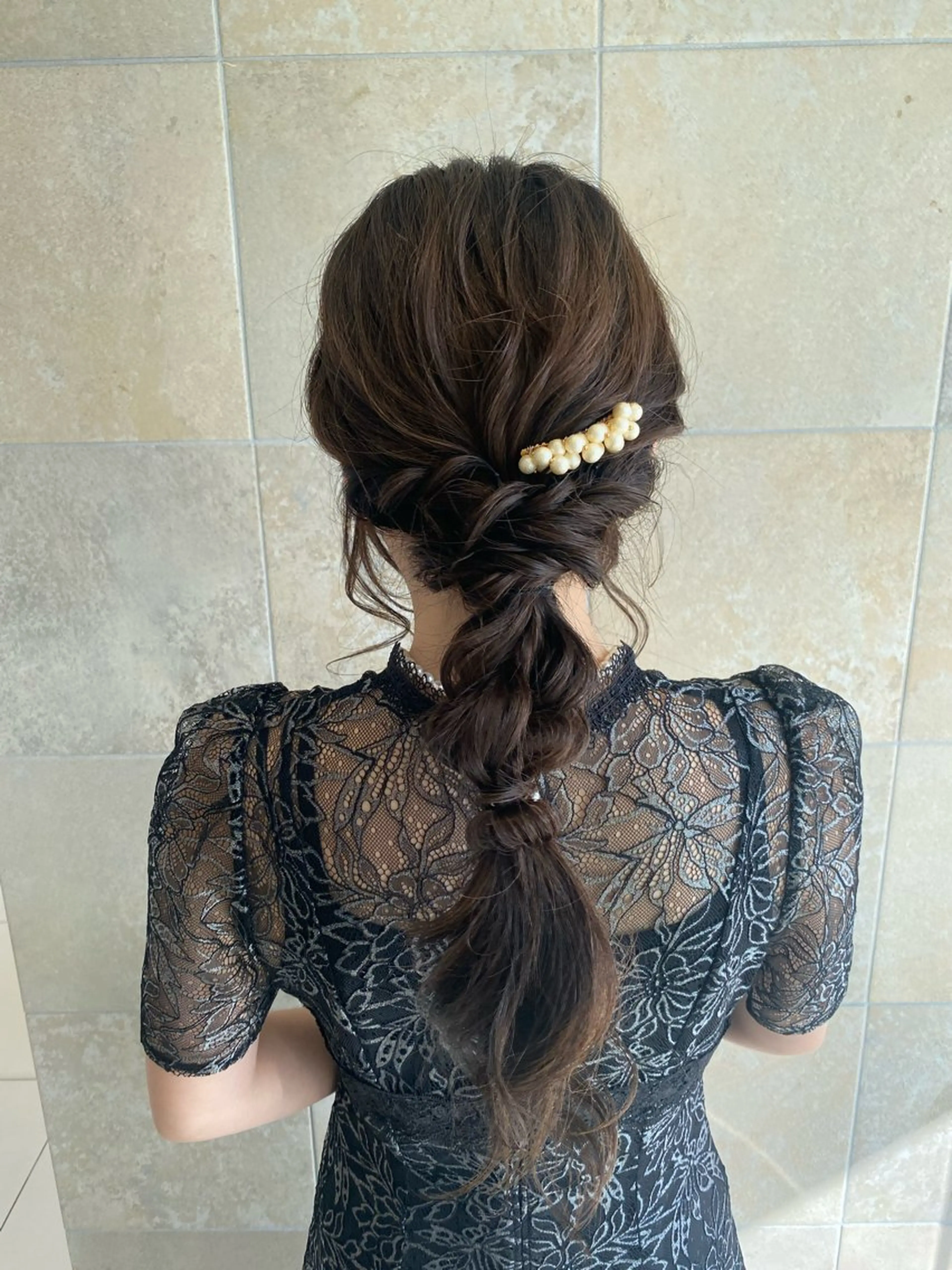 ヘアアレンジ 艶髪/透明感/ 三宅晴香のヘアスタイル