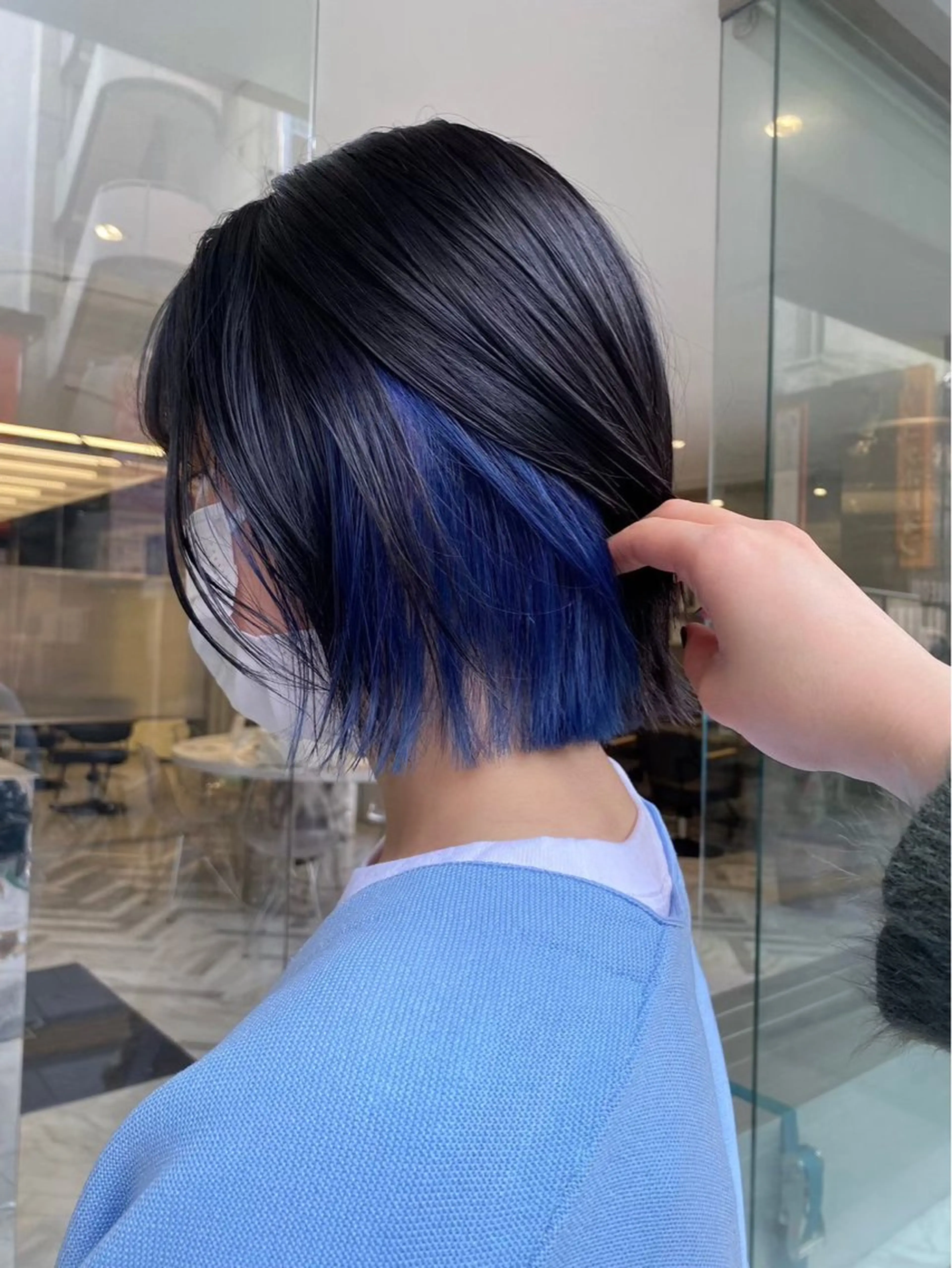 ショート カラー sawaka🪽うる 艶カラー/レイヤーのヘアスタイル