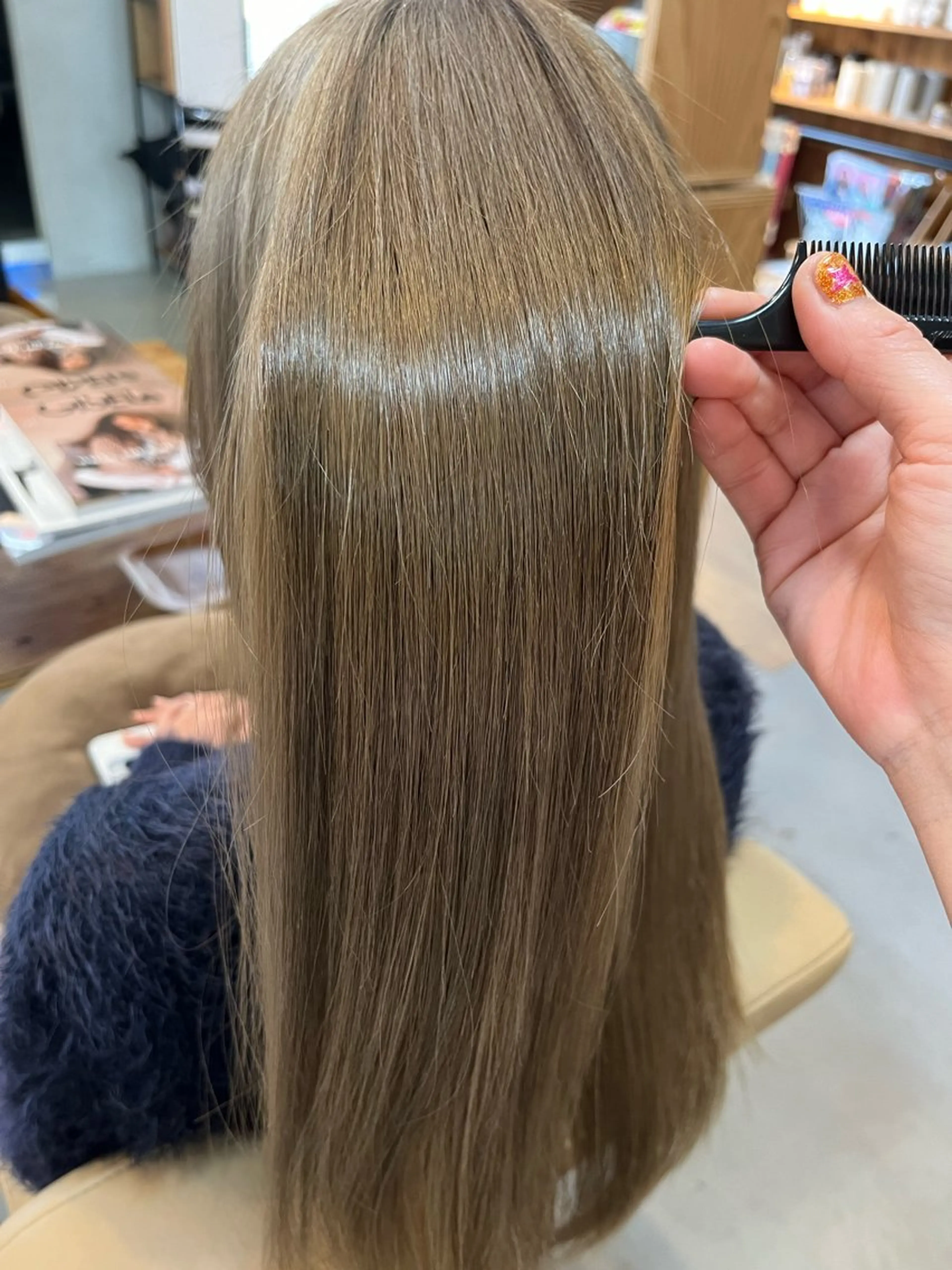 ロング ロング カット ヘアカラー 阪神西宮★JUNO 川﨑温子のヘアスタイル