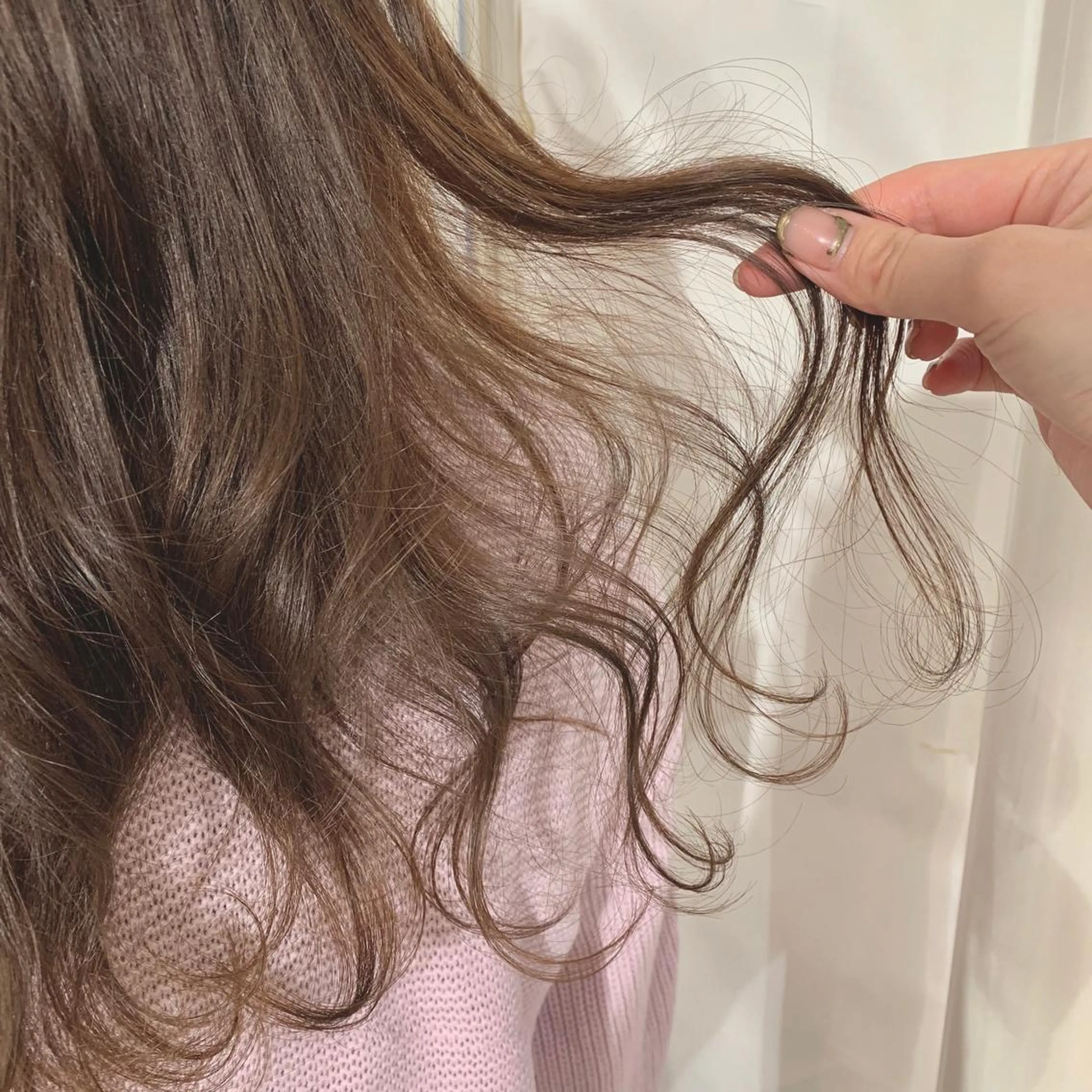 ロング カラー パーマ ヘアアレンジ 加藤 綾華のヘアスタイル