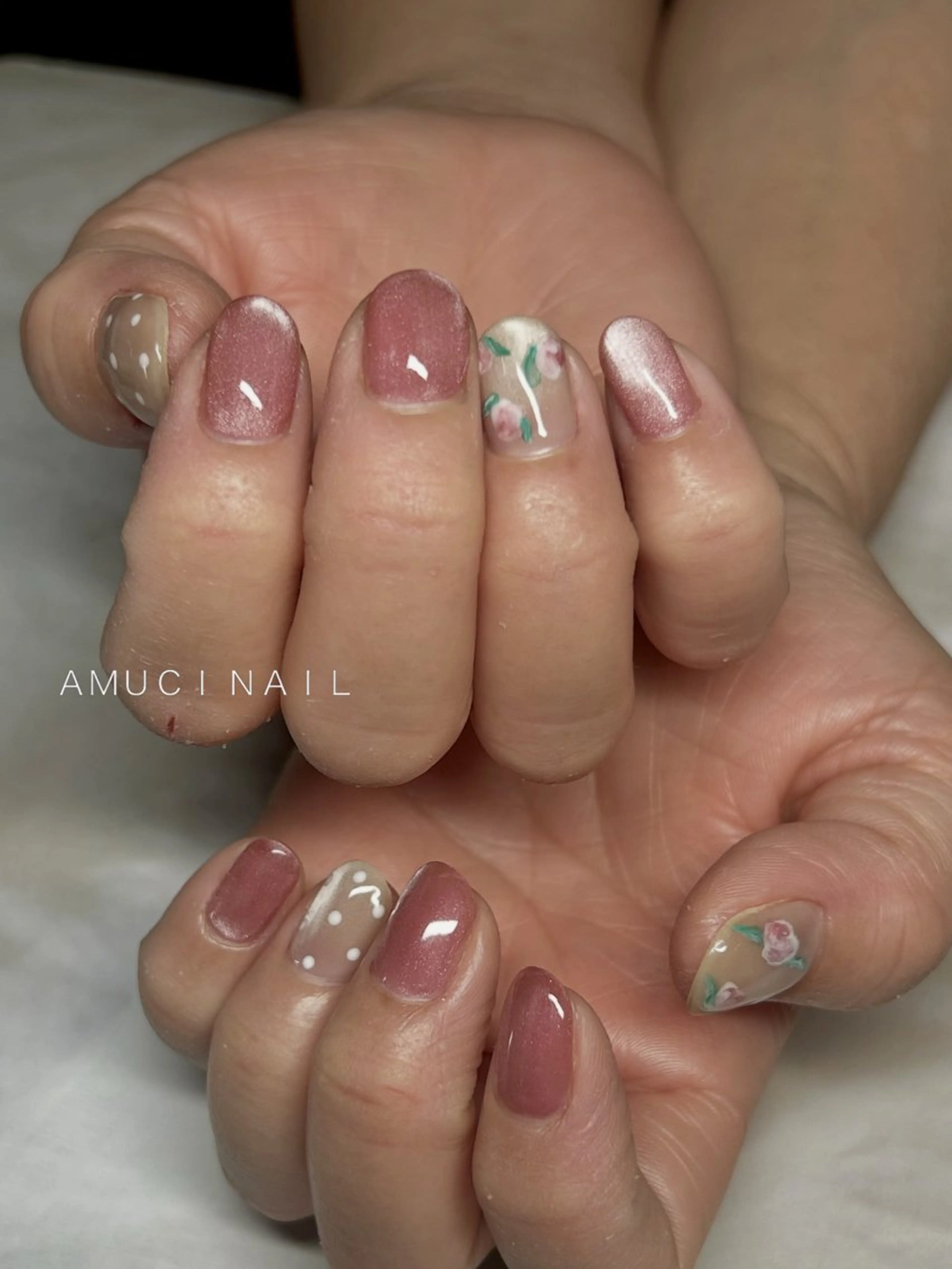 ネイル ハンドネイル AMUCI NAIL Shihomiのネイルデザイン