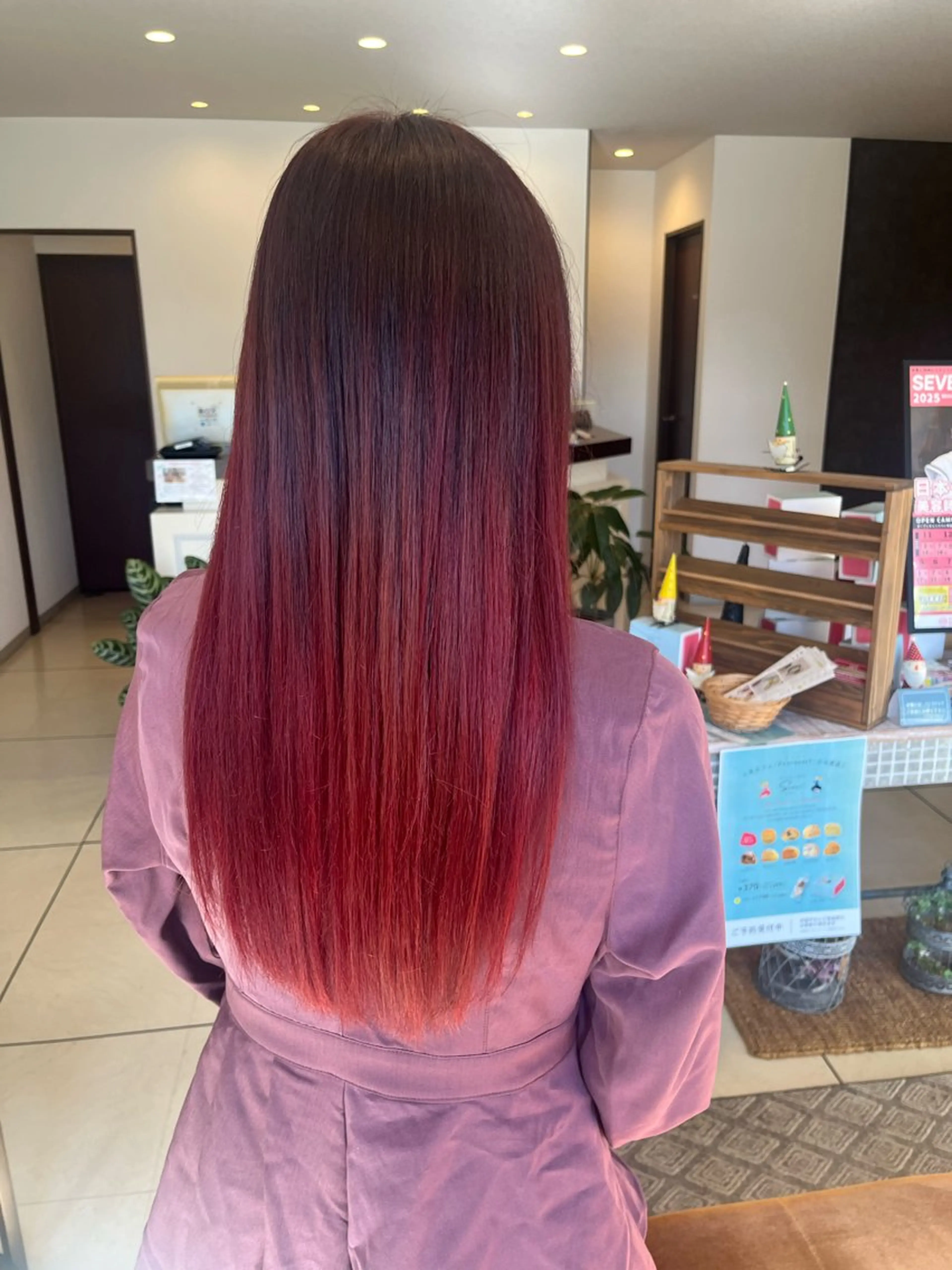 ロング カラー 柔らかい艶暖色 レイヤー🫧姫汝のヘアスタイル