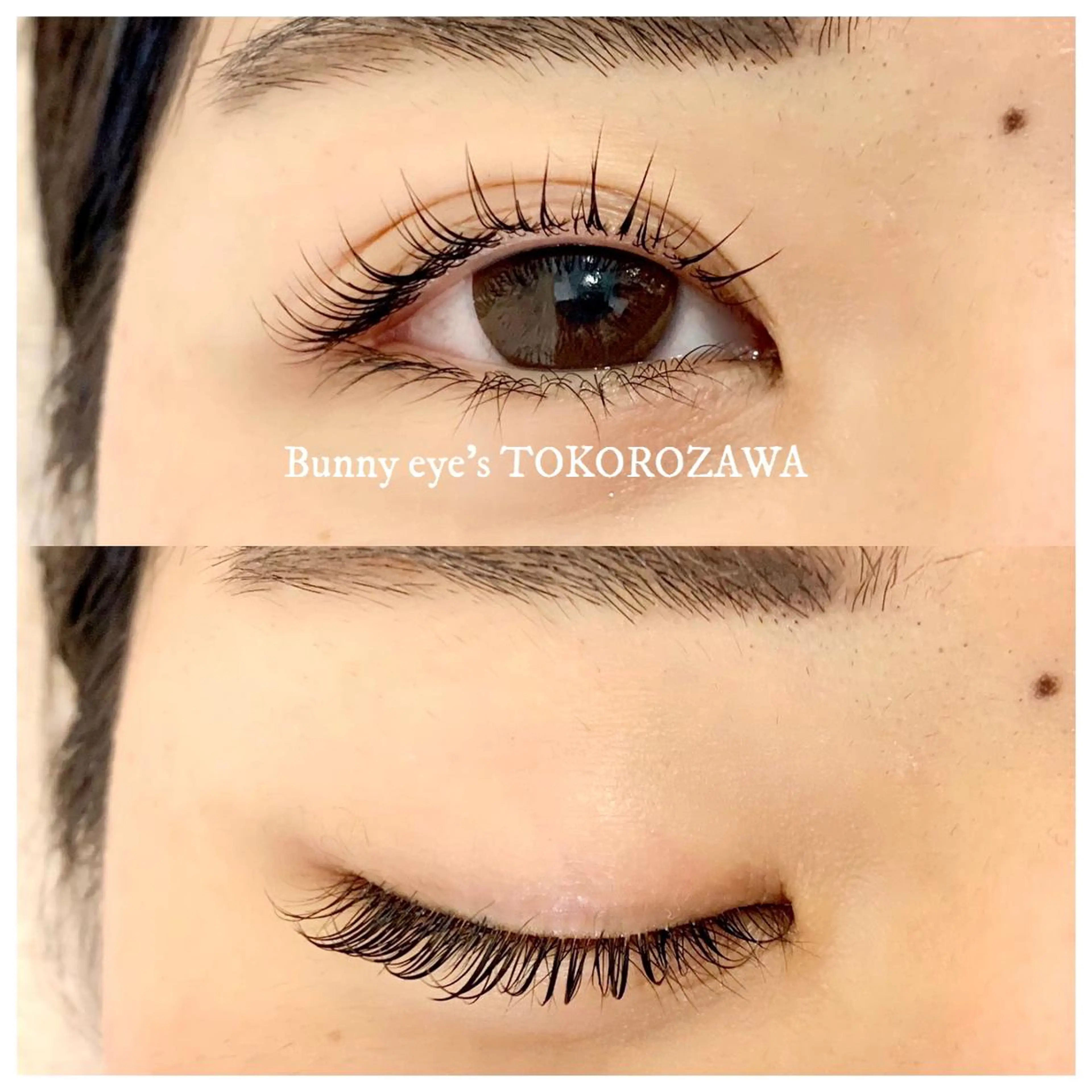 マツエク・マツパ フラットラッシュ Bunnyeyes TOKOROZAWAのマツエク・マツパデザイン