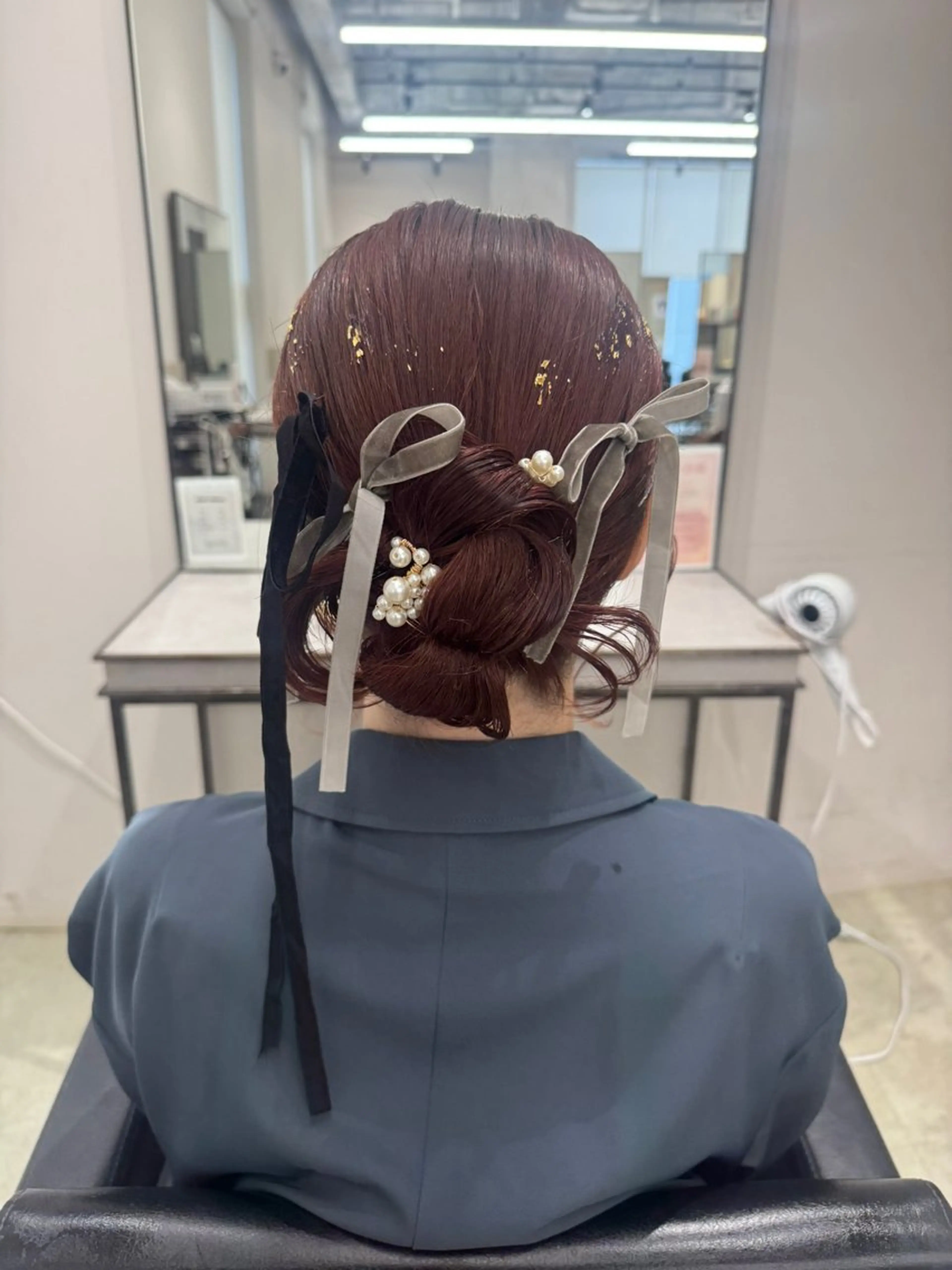 ヘアアレンジ 透明感カラー✨艶髪 制作🌱山根あゆみのヘアスタイル