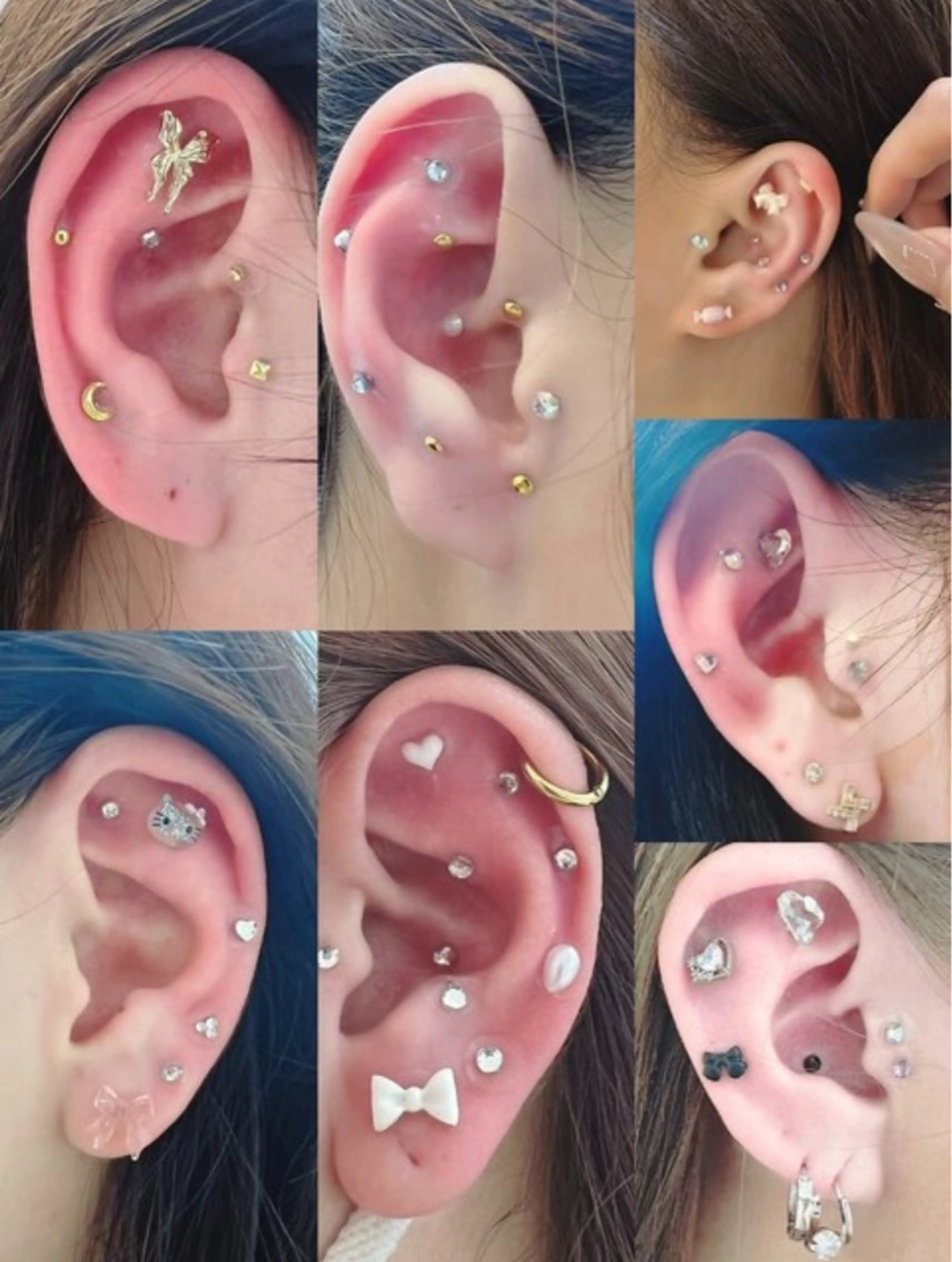 最新/SNSで話題！耳ツボジュエリー両耳放題★ ￥7500の写真