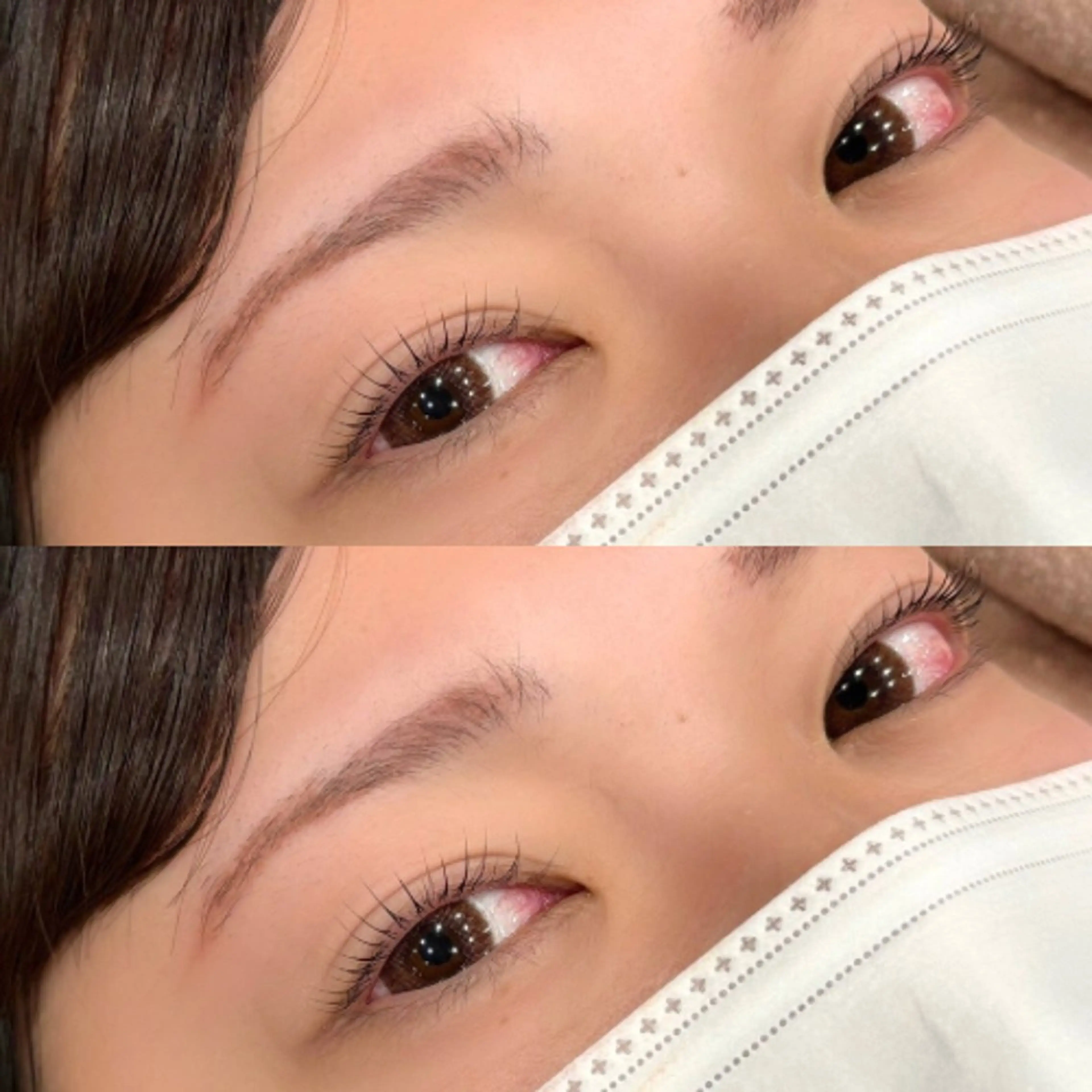 マツエク・マツパ 一重×まつ毛パーマ peTiT NAILISTのネイルデザイン