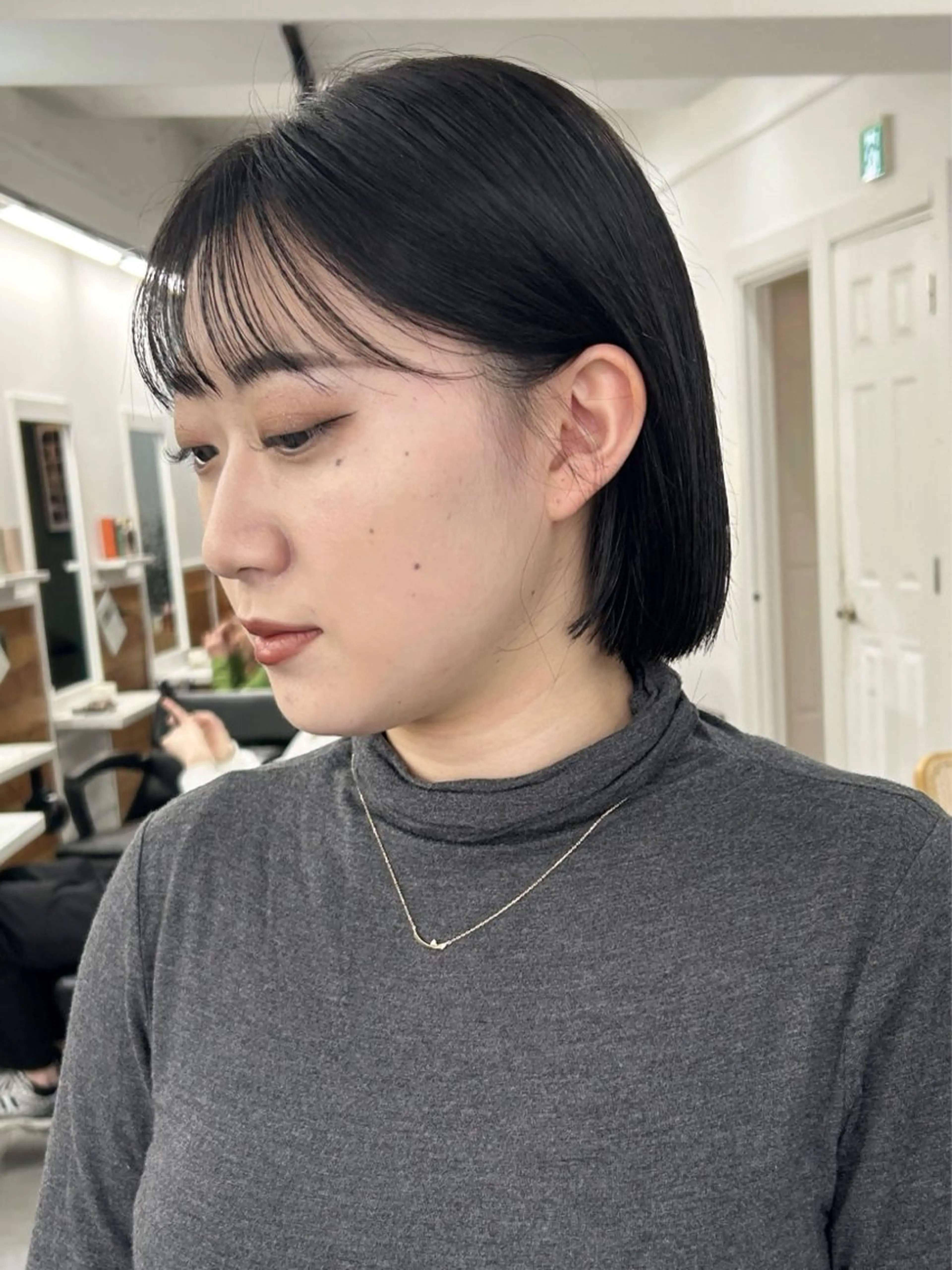 ミディアム カラー カット ヘアカラー レイヤーボブ/ 艶カラー/サナ🌼のヘアスタイル